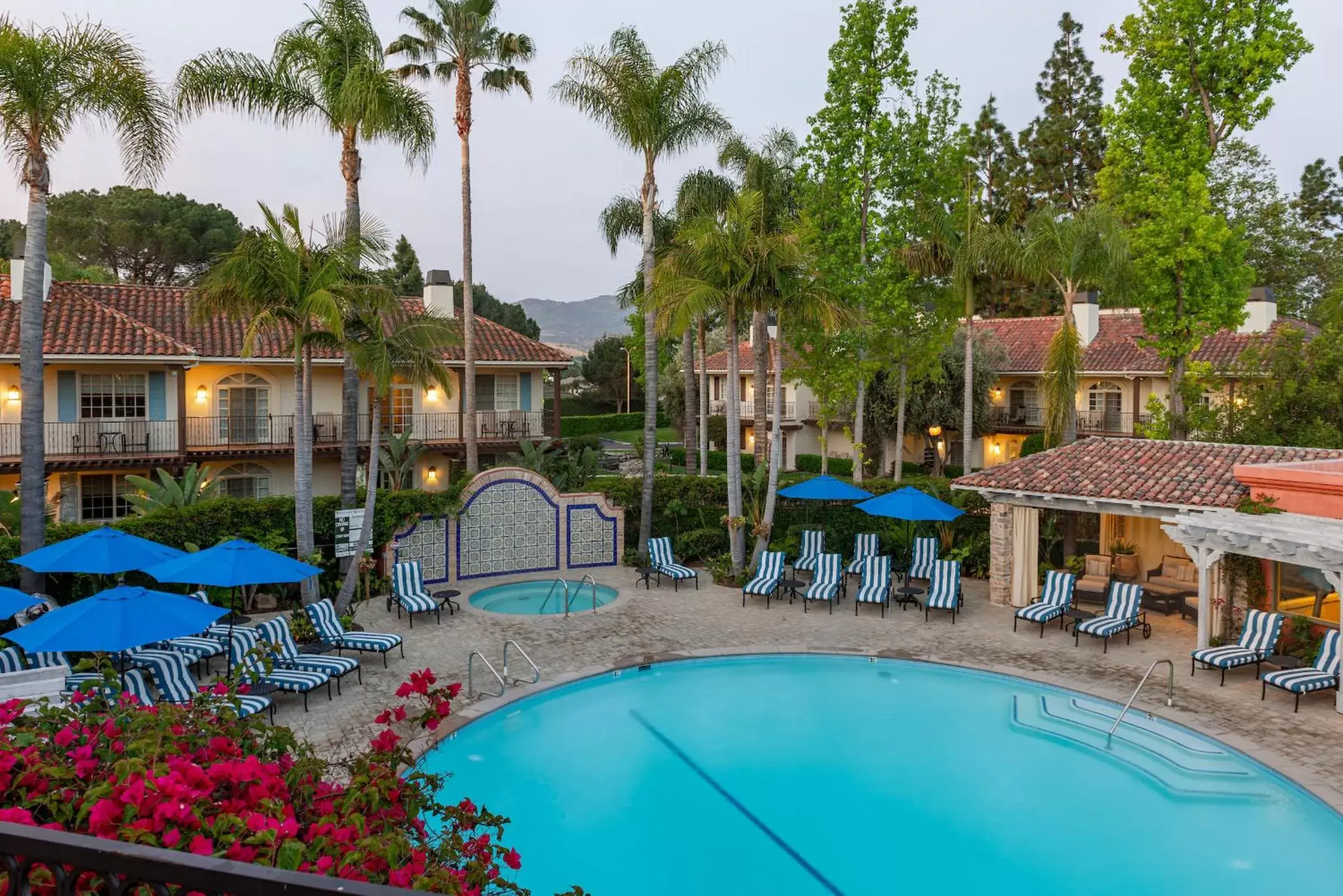 Pool View in Westlake Village Inn