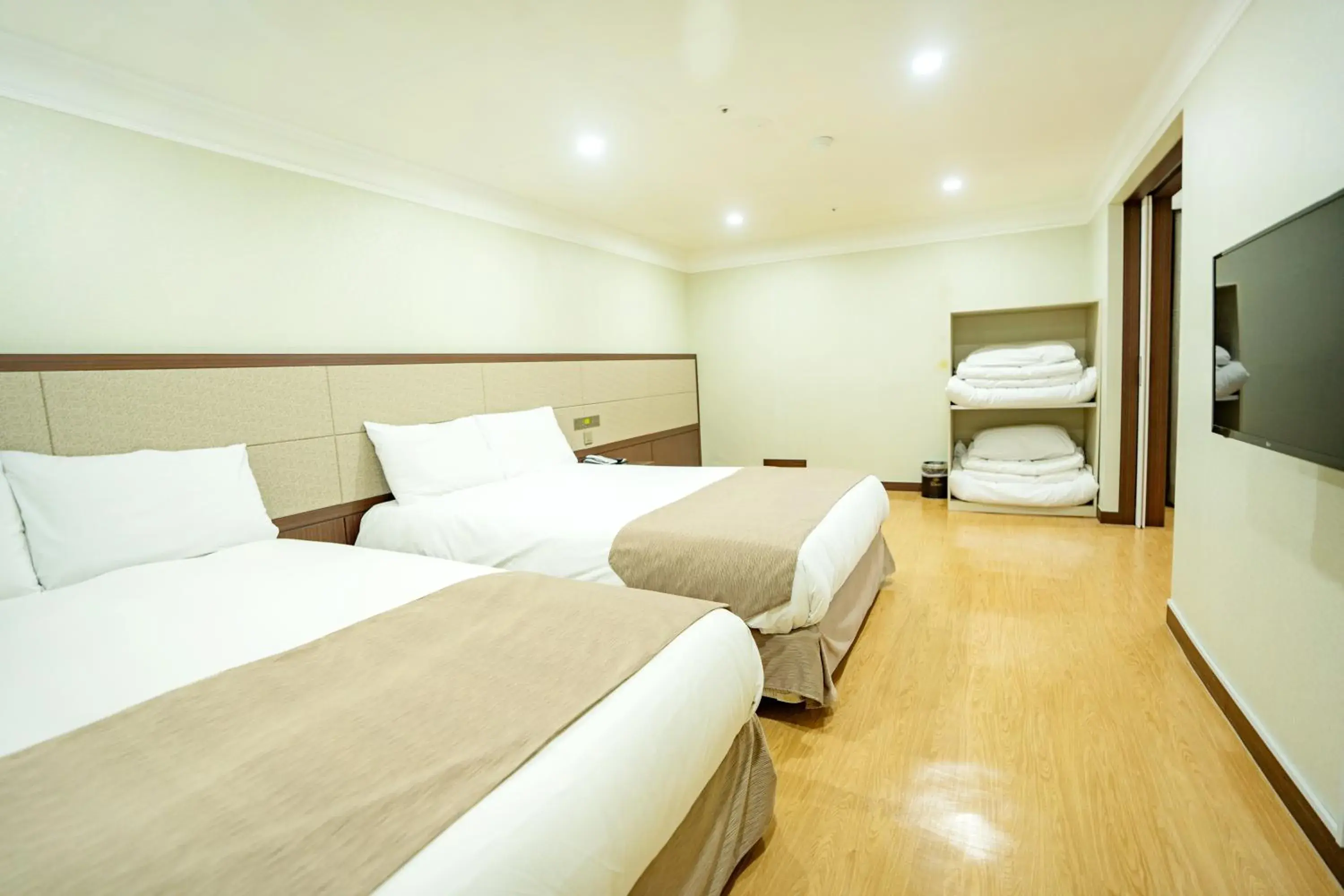 Bed in Staz Hotel Jeju Robero