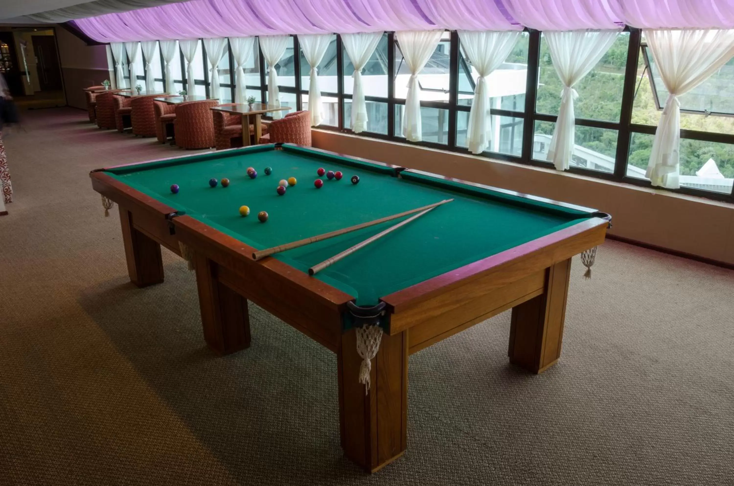 Game Room, Billiards in Hotel Home Green Home