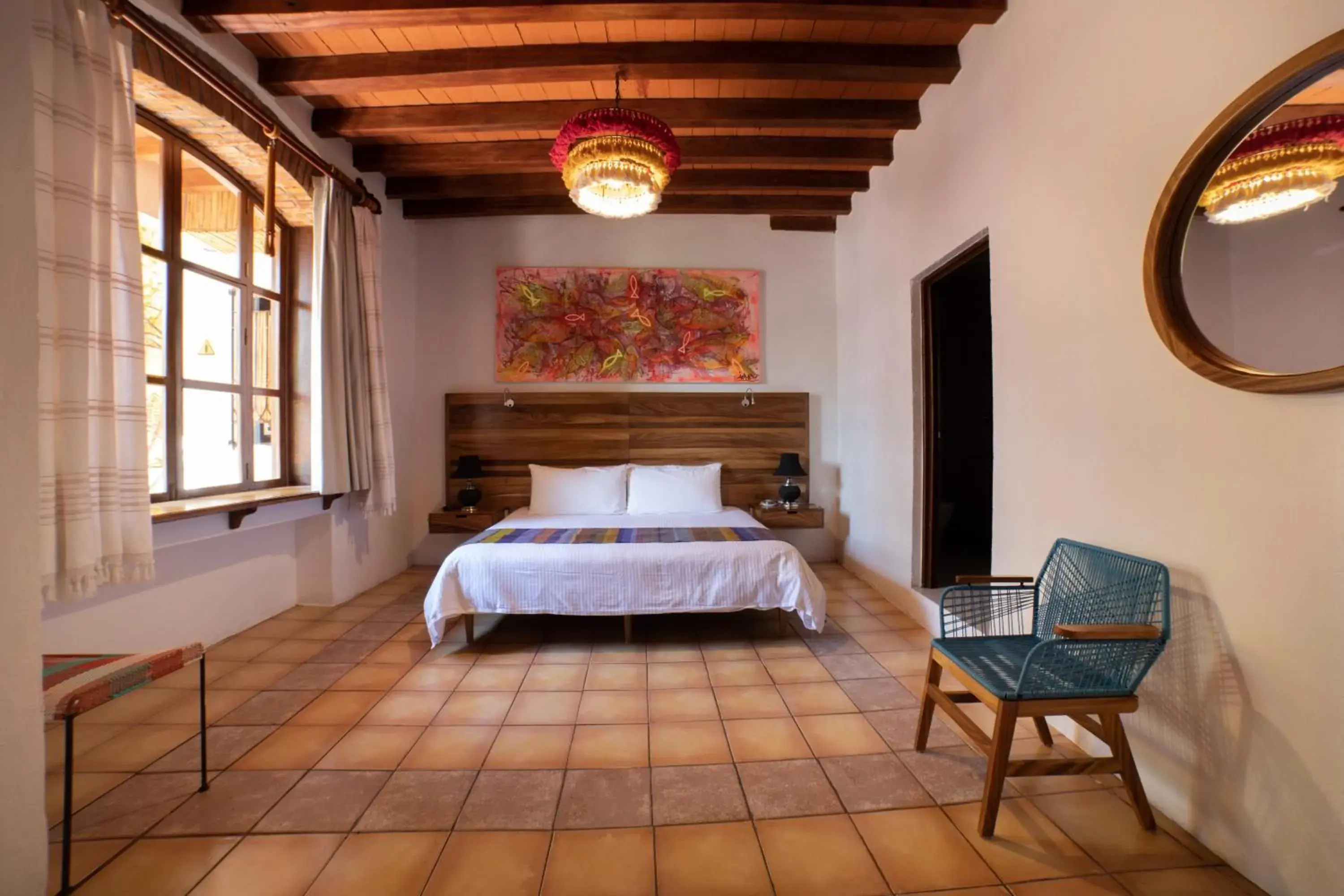 Bedroom, Bed in NaNa Vida Hotel Oaxaca