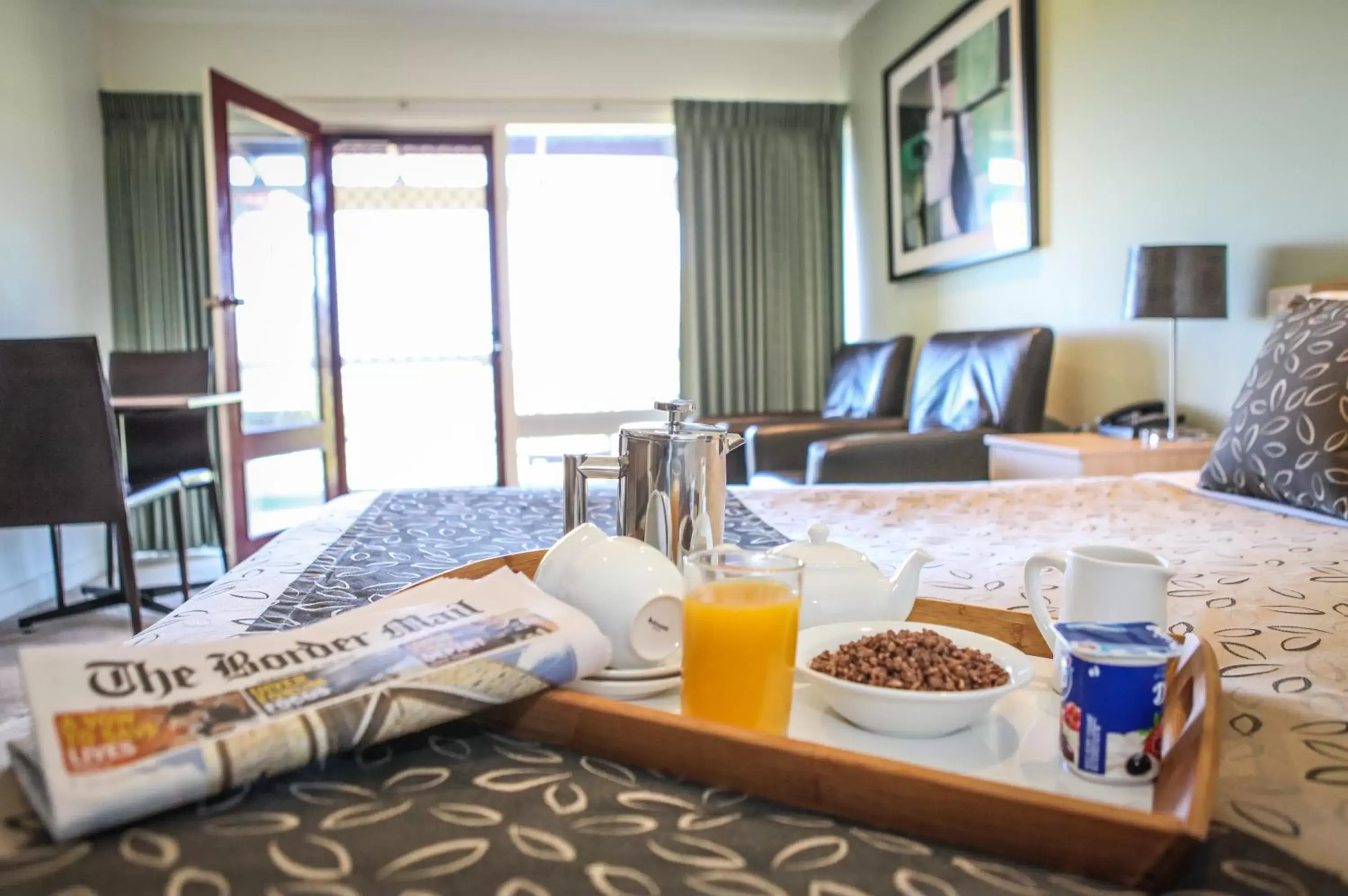 Continental breakfast in Golden Heritage Accommodation