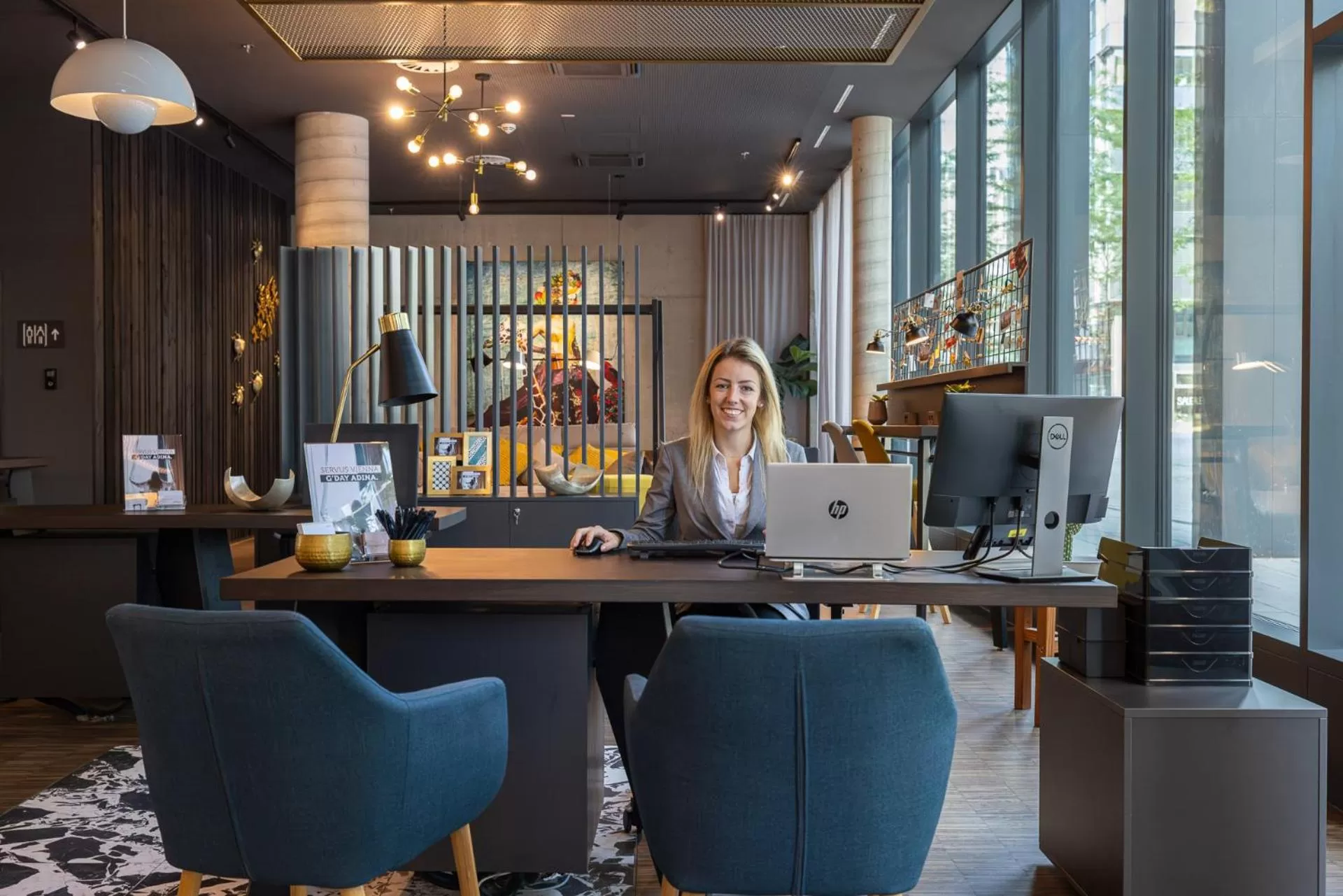 Lobby or reception in Adina Serviced Apartments Vienna