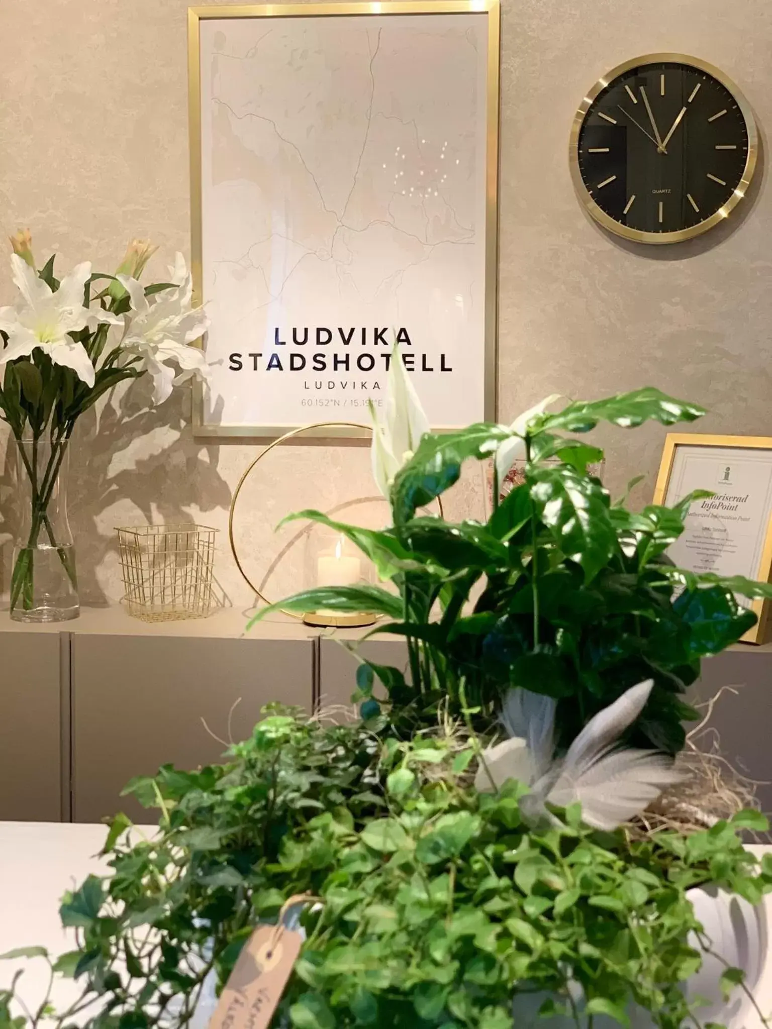 Lobby or reception in Ludvika Stadshotell