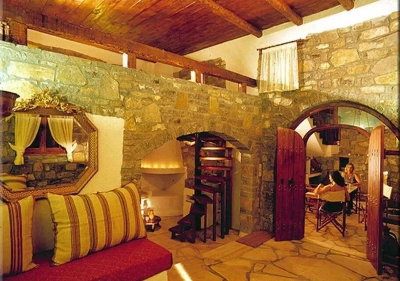 Seating area in The Traditional Homes of Crete