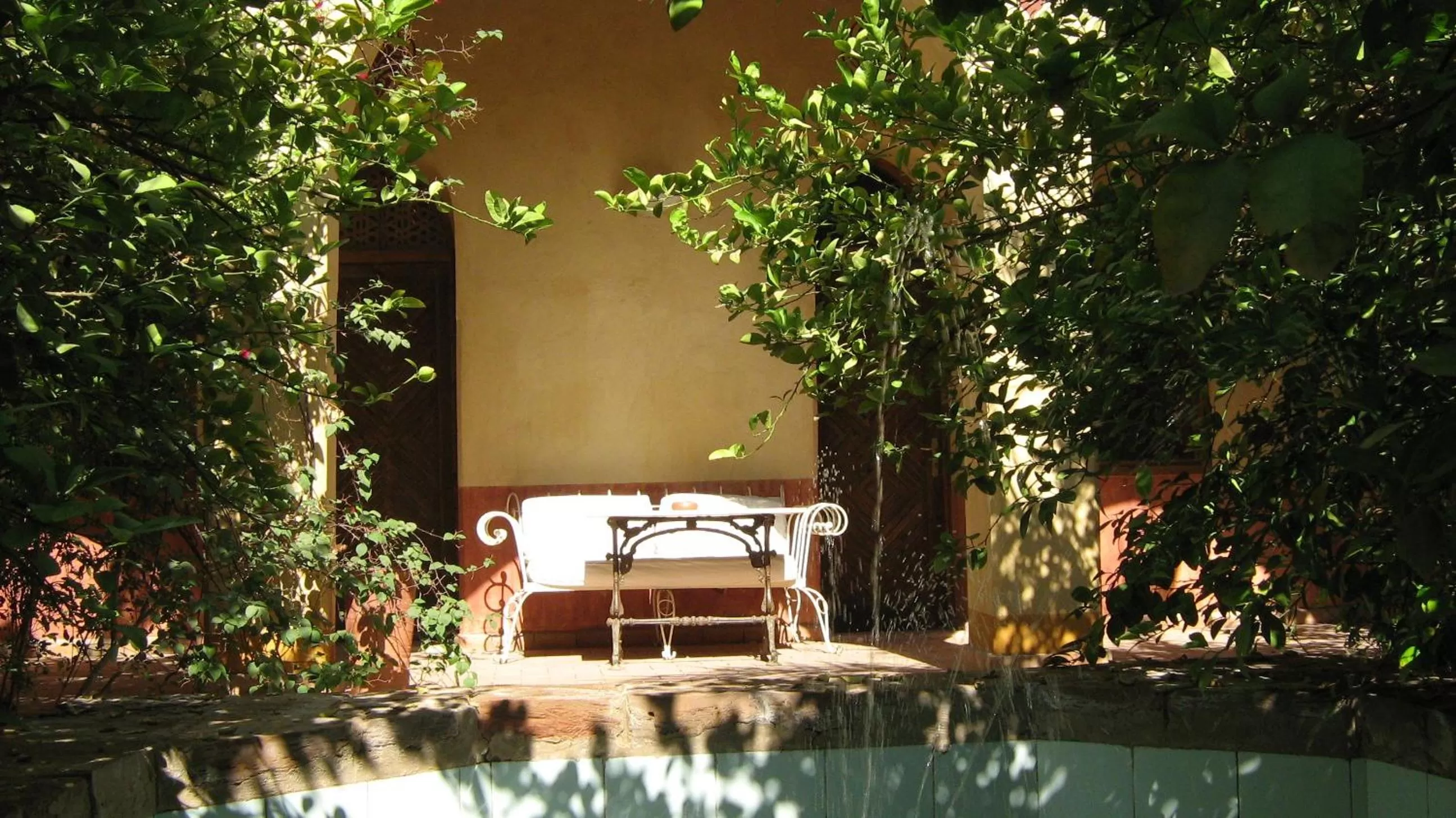 Garden in Al Moudira Hotel