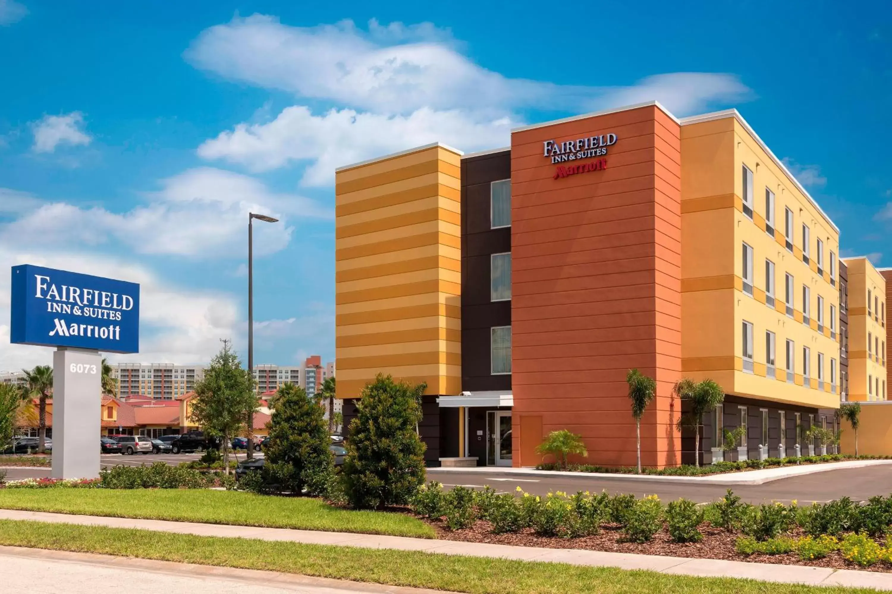Property building, Property Logo/Sign in Fairfield Inn & Suites by Marriott Orlando Kissimmee/Celebration
