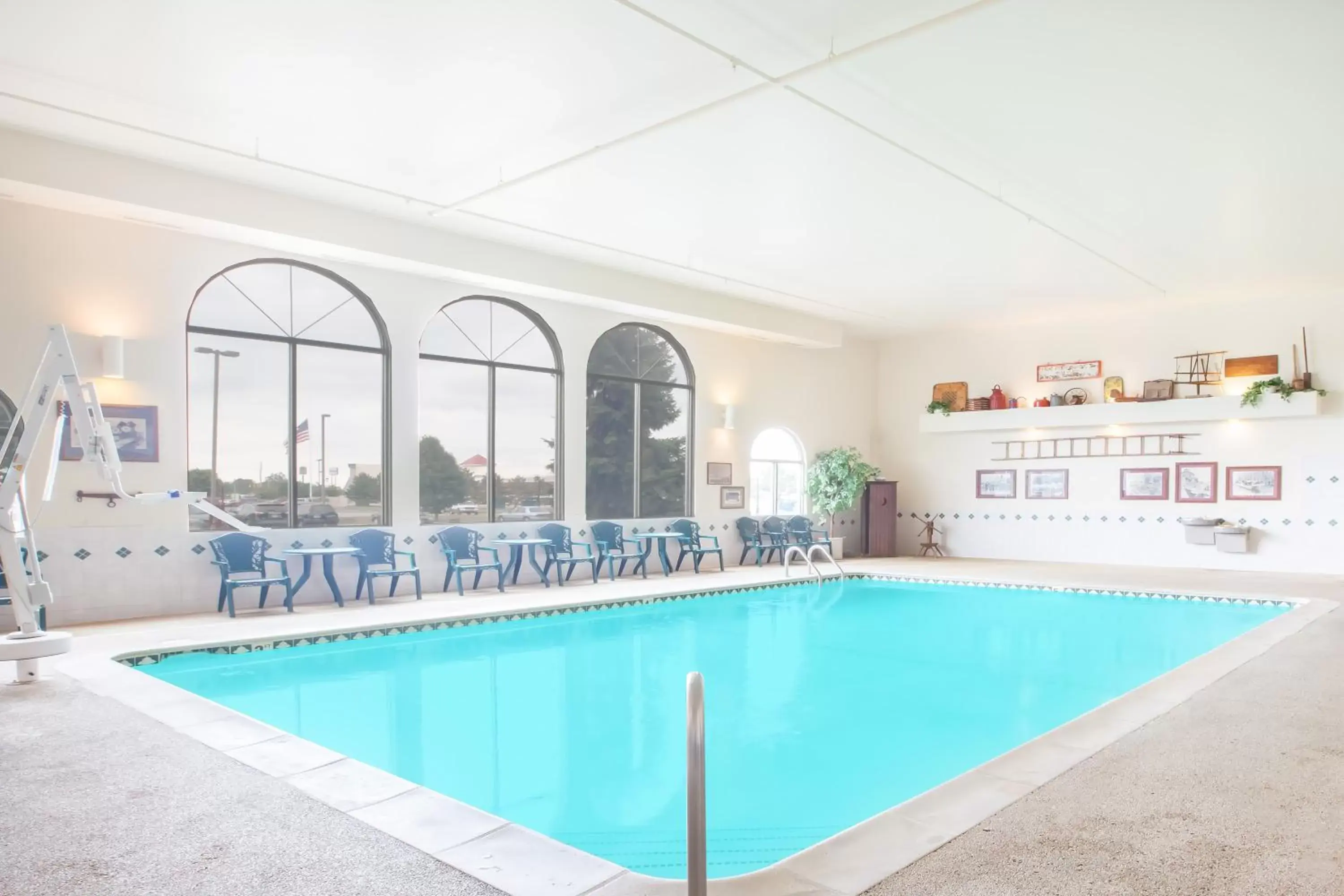 Pool view, Swimming Pool in Super 8 by Wyndham West Branch