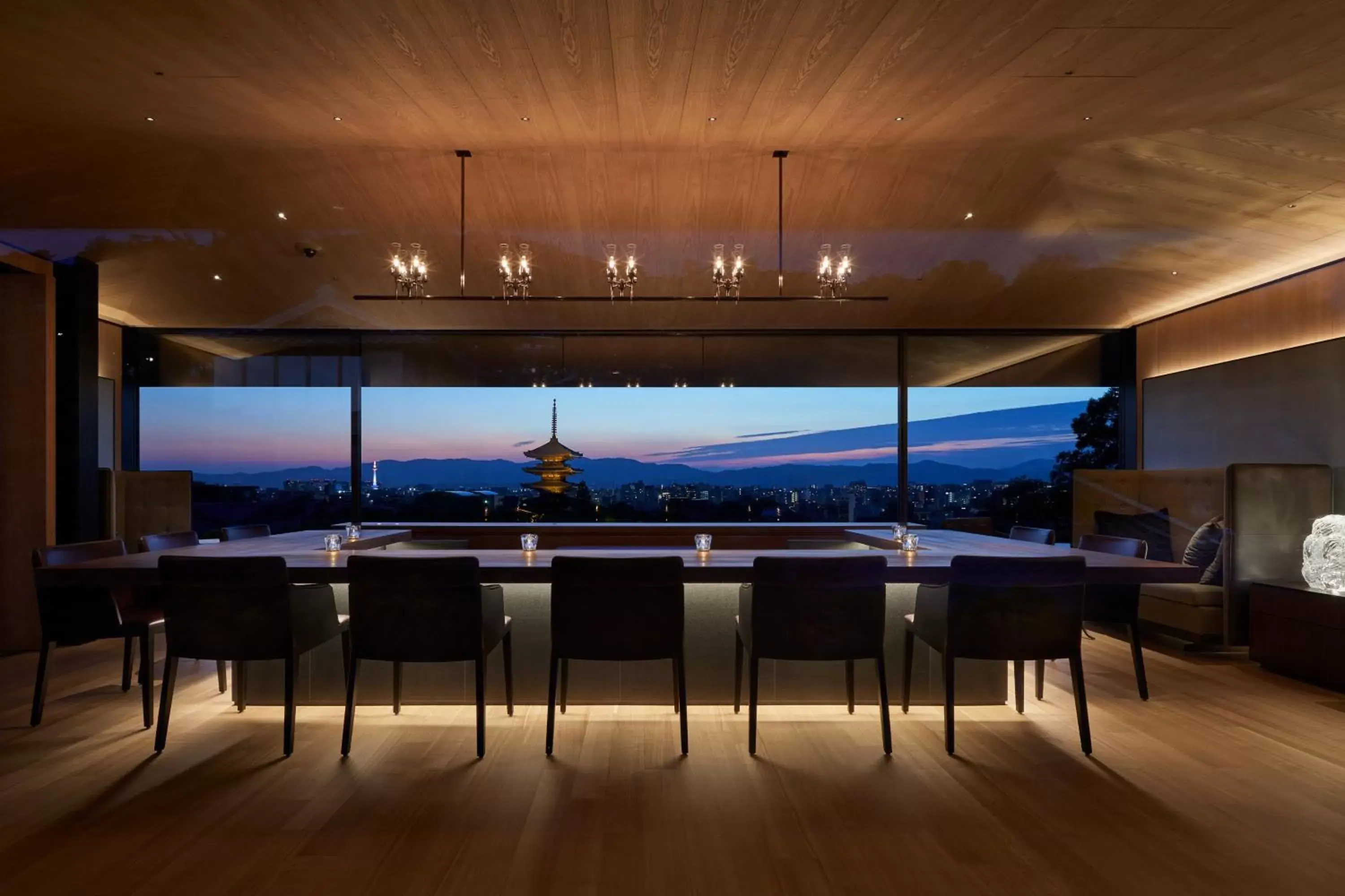 Dining area in Park Hyatt Kyoto