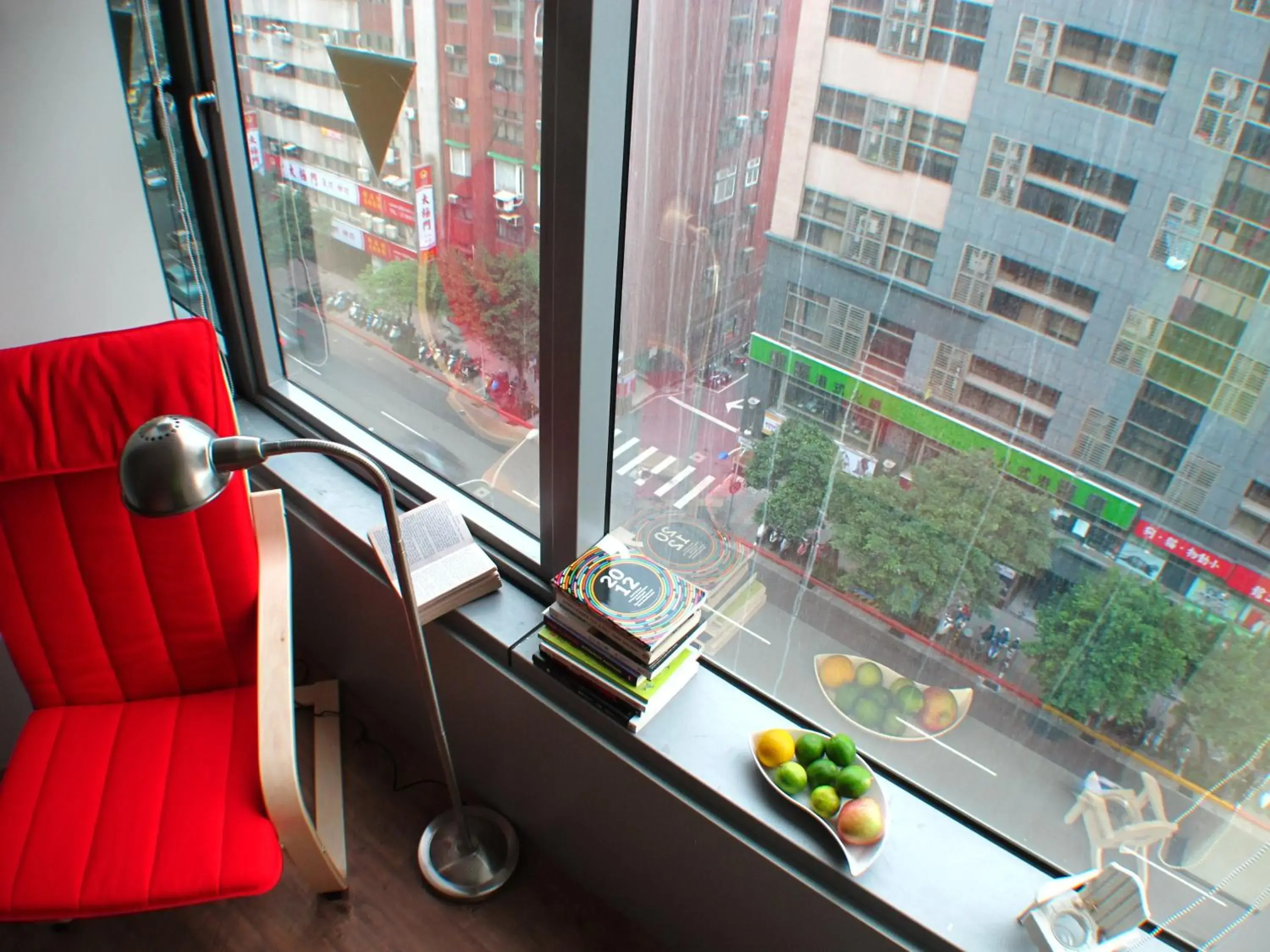 Seating area in Formosa 101 Hostel