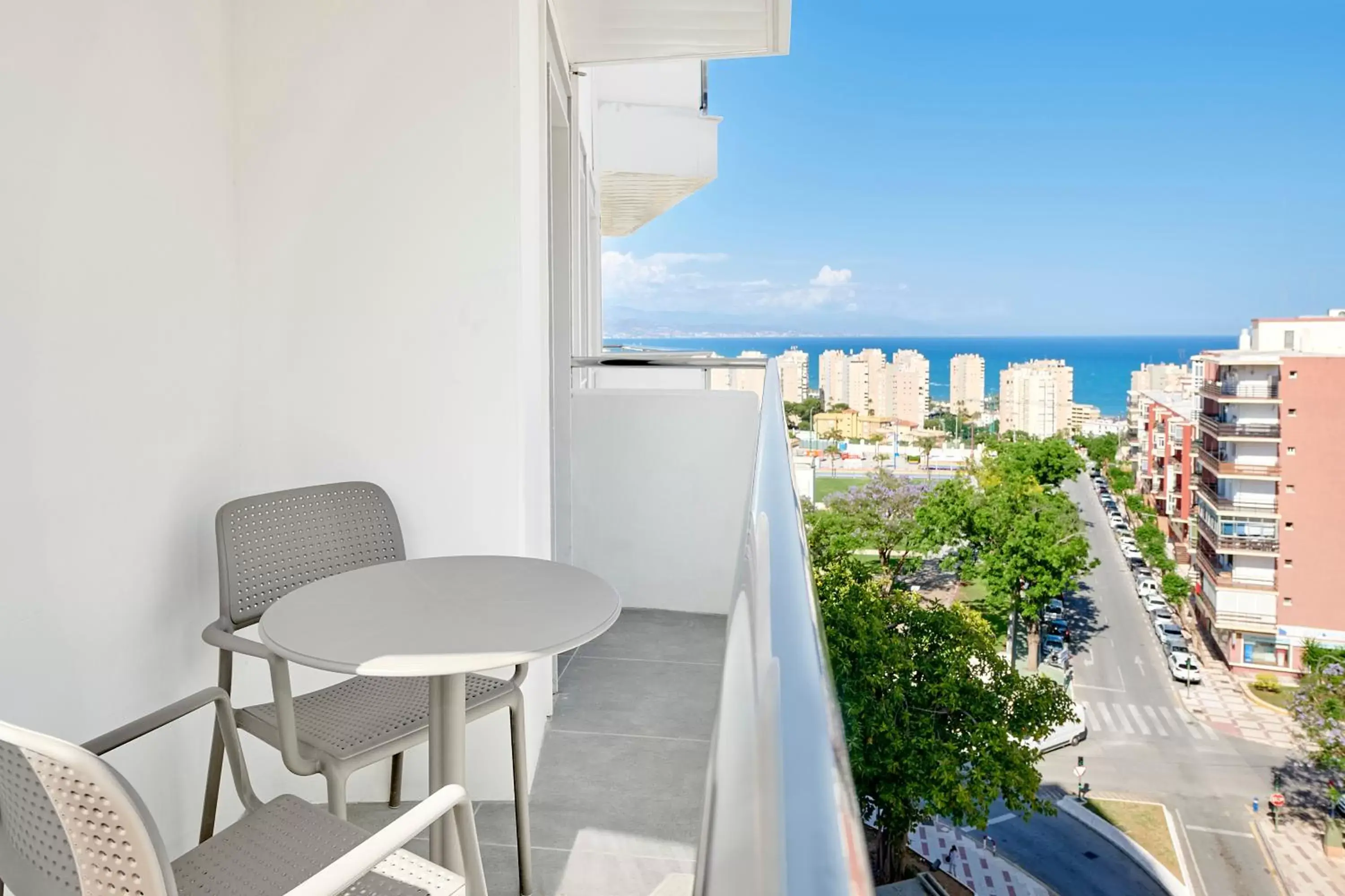 View (from property/room), Balcony/Terrace in tent Torremolinos