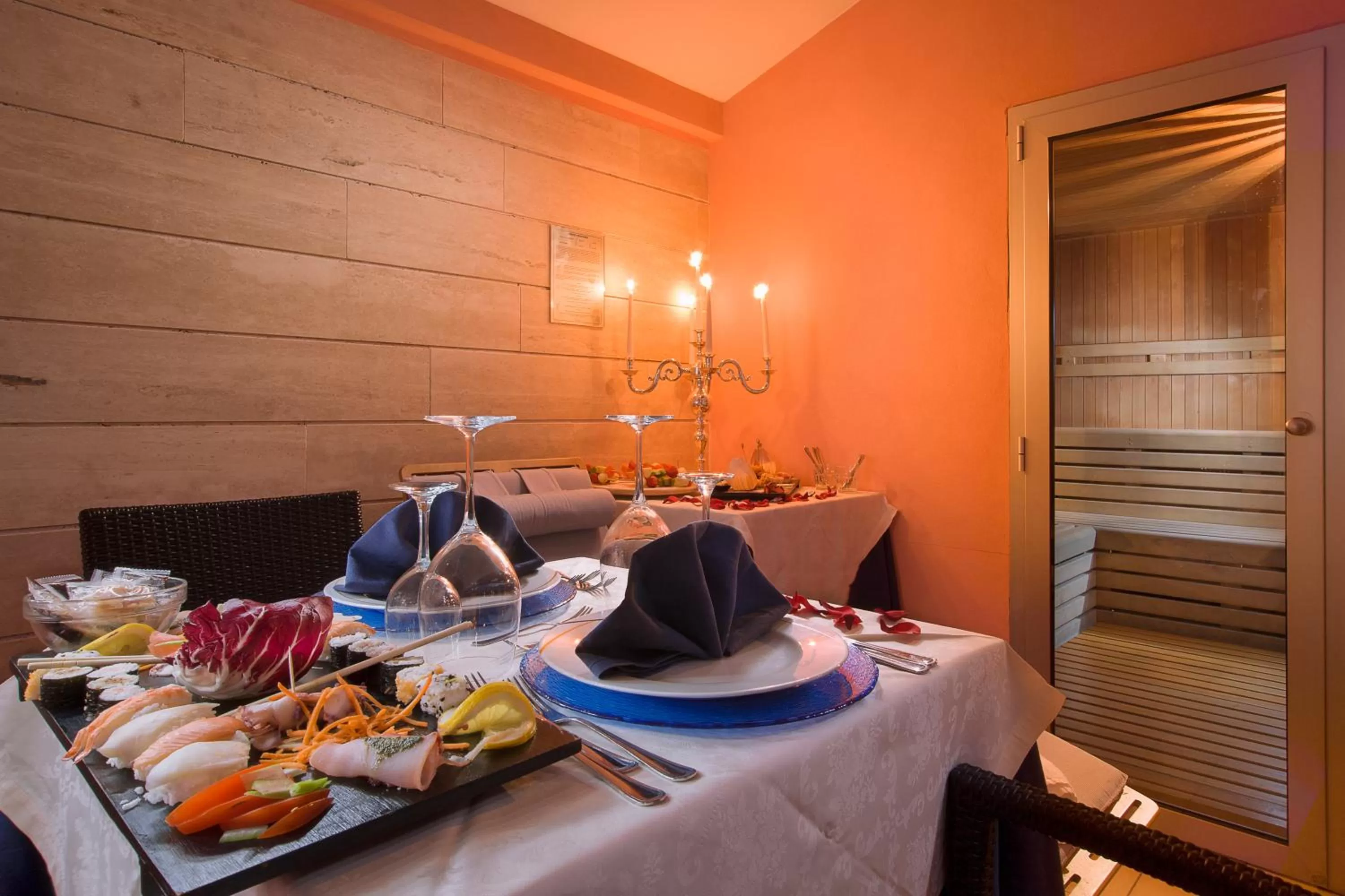 Sauna in Hotel Ristorante Toscana