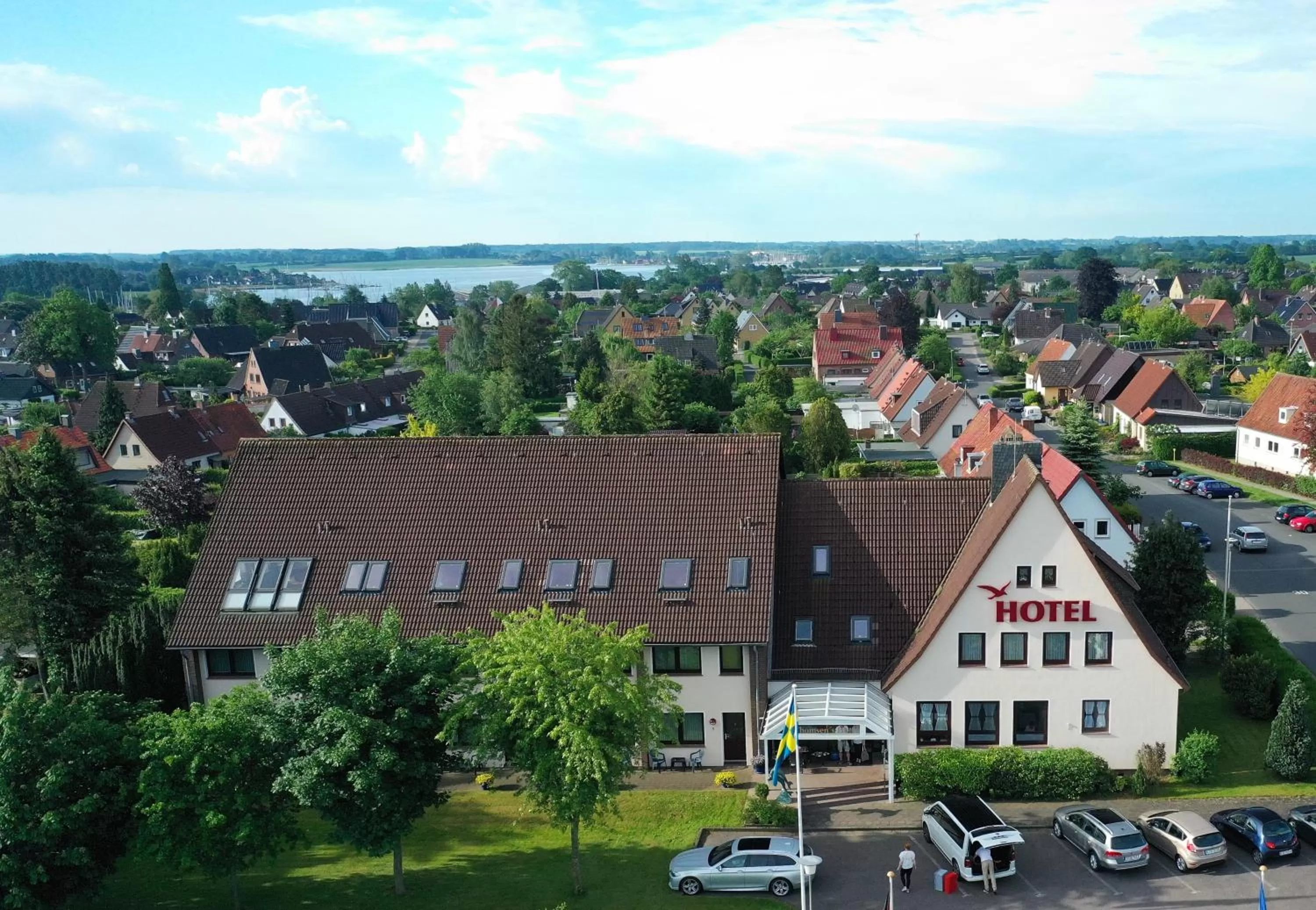 Bird's eye view in Schlei Hotel
