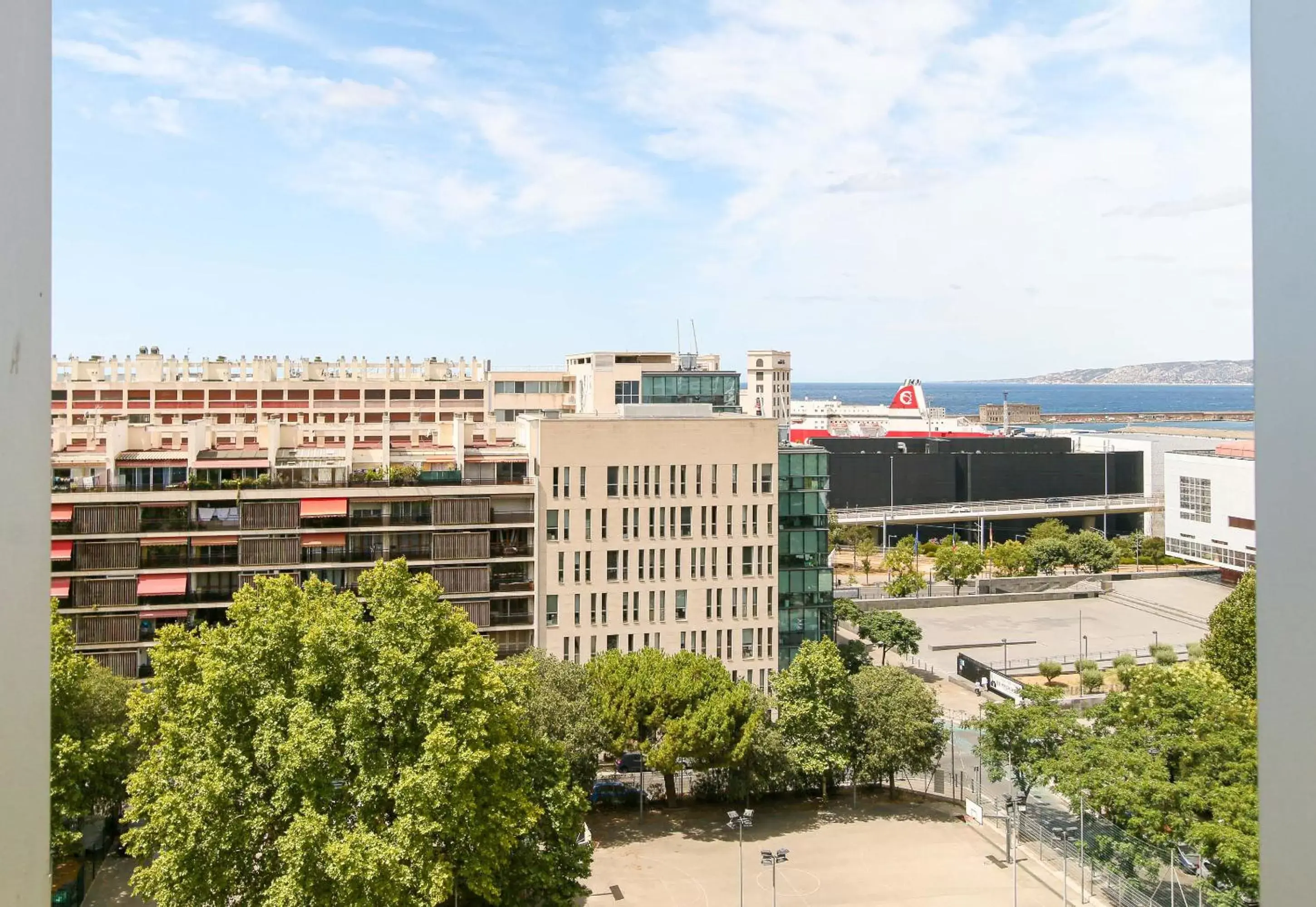 View (from property/room) in B&B HOTEL Marseille Euromed