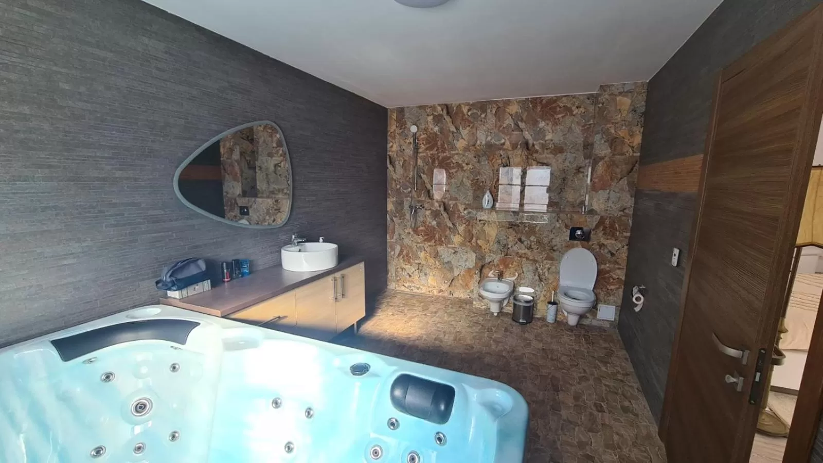 Bathroom in Conacul Radacinilor