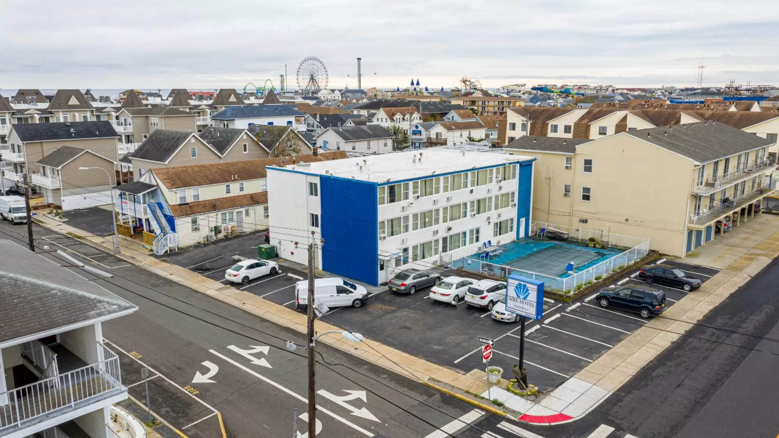 Bird's eye view, Bird's-eye View in AIRE Hotel North Beach Jersey Shore