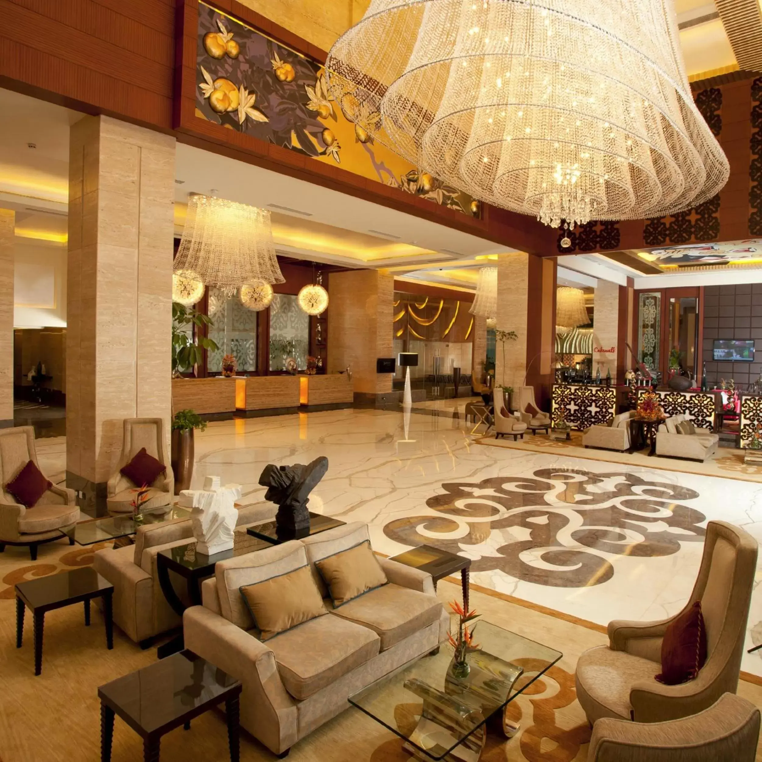 Lobby or reception, Lobby/Reception in Radisson Blu Hotel, Nagpur