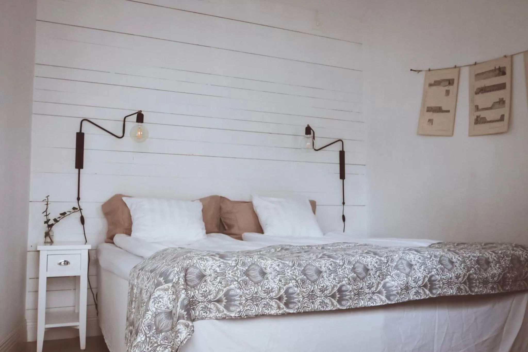 Bed in Hotell Villa Borgen