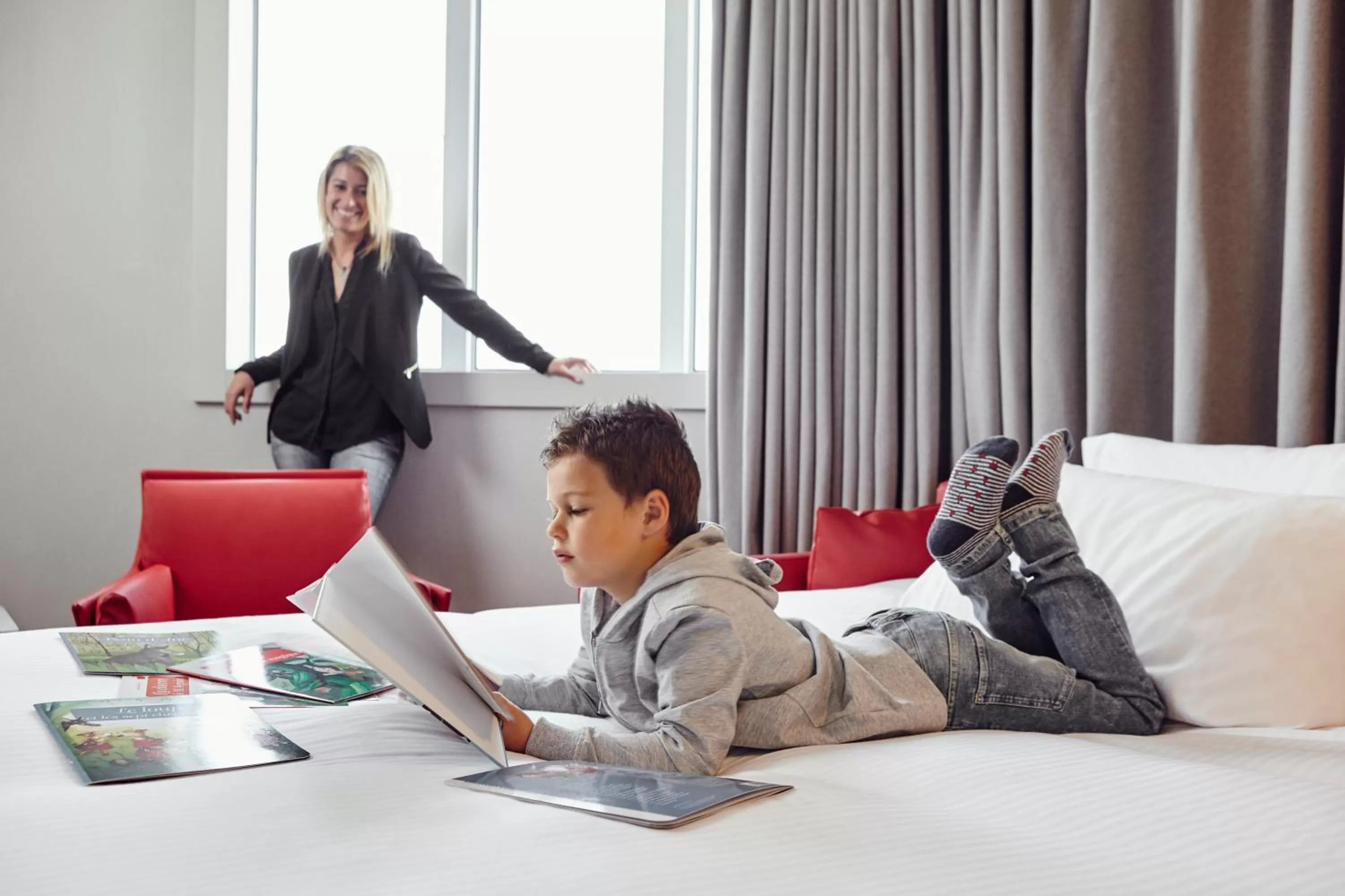 Family, Bed in Novotel Basel City