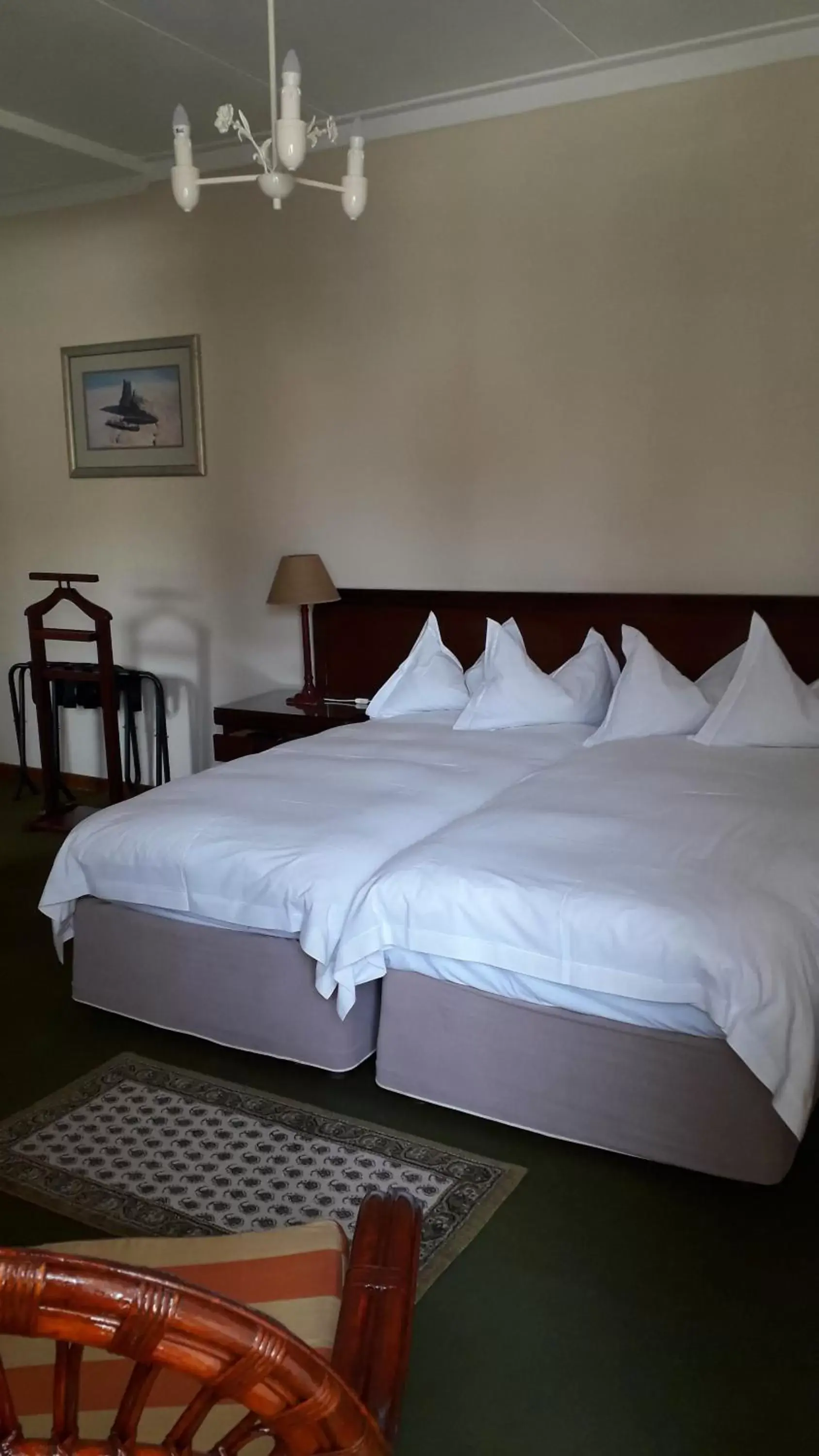 Bed in Hansa Hotel Swakopmund