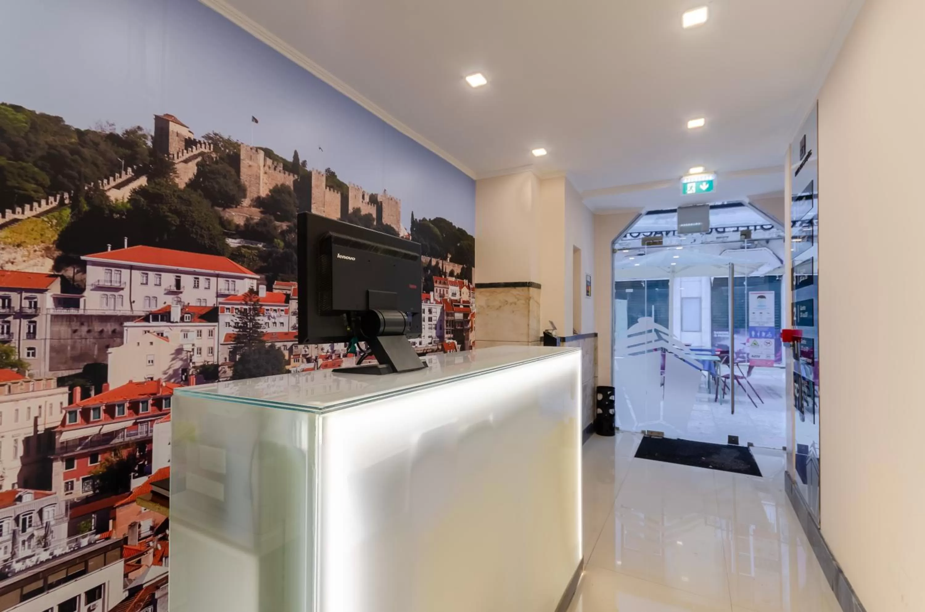 Lobby or reception in Hotel Duas Nações