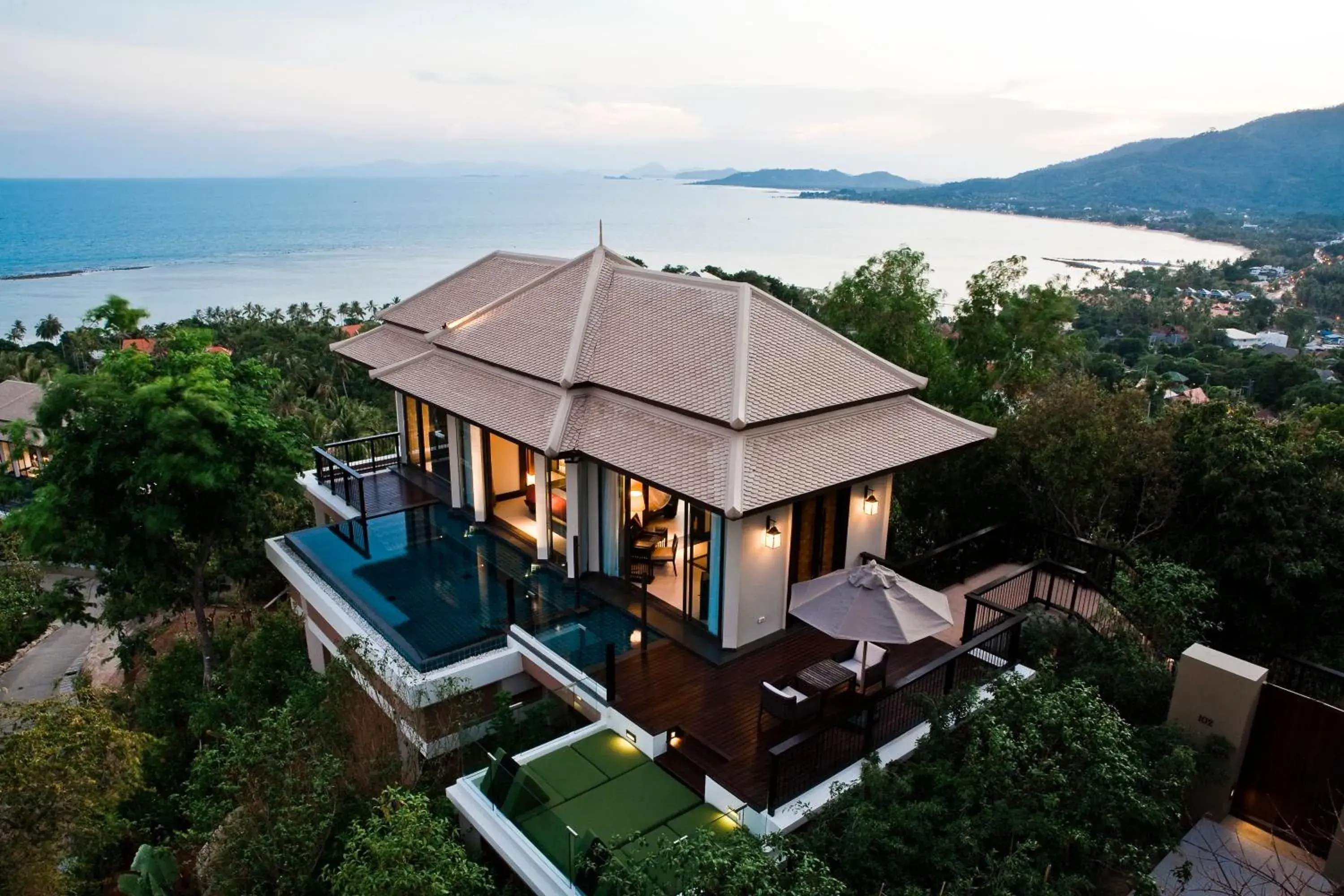 Sea view, Bird's-eye View in Banyan Tree Samui - SHA Extra Plus