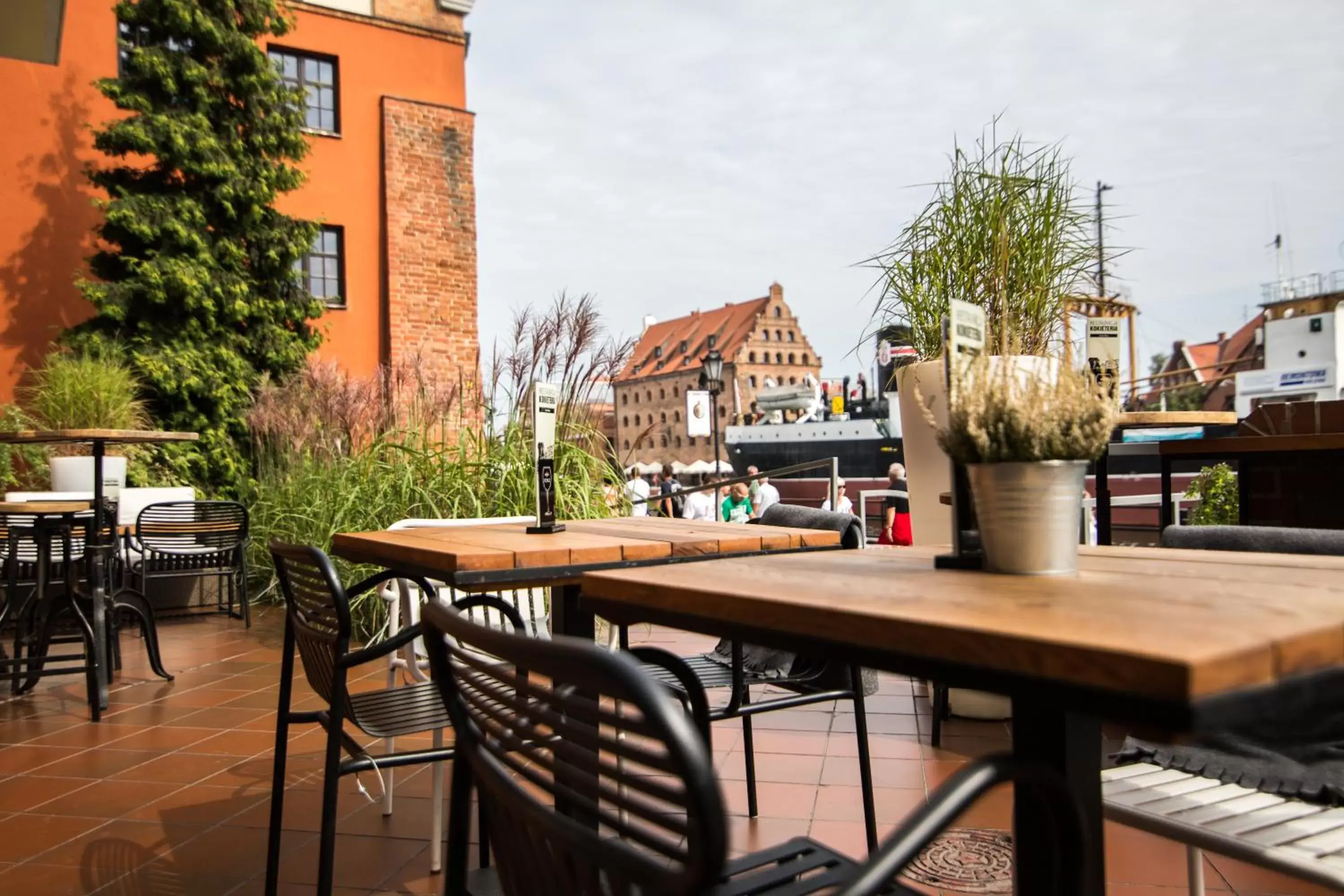 Balcony/Terrace in Hotel Hanza