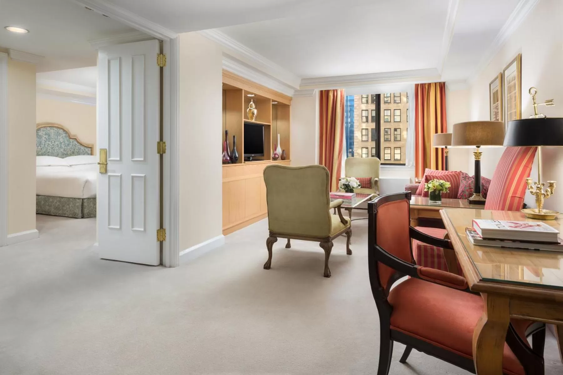 Bed in The Michelangelo Hotel