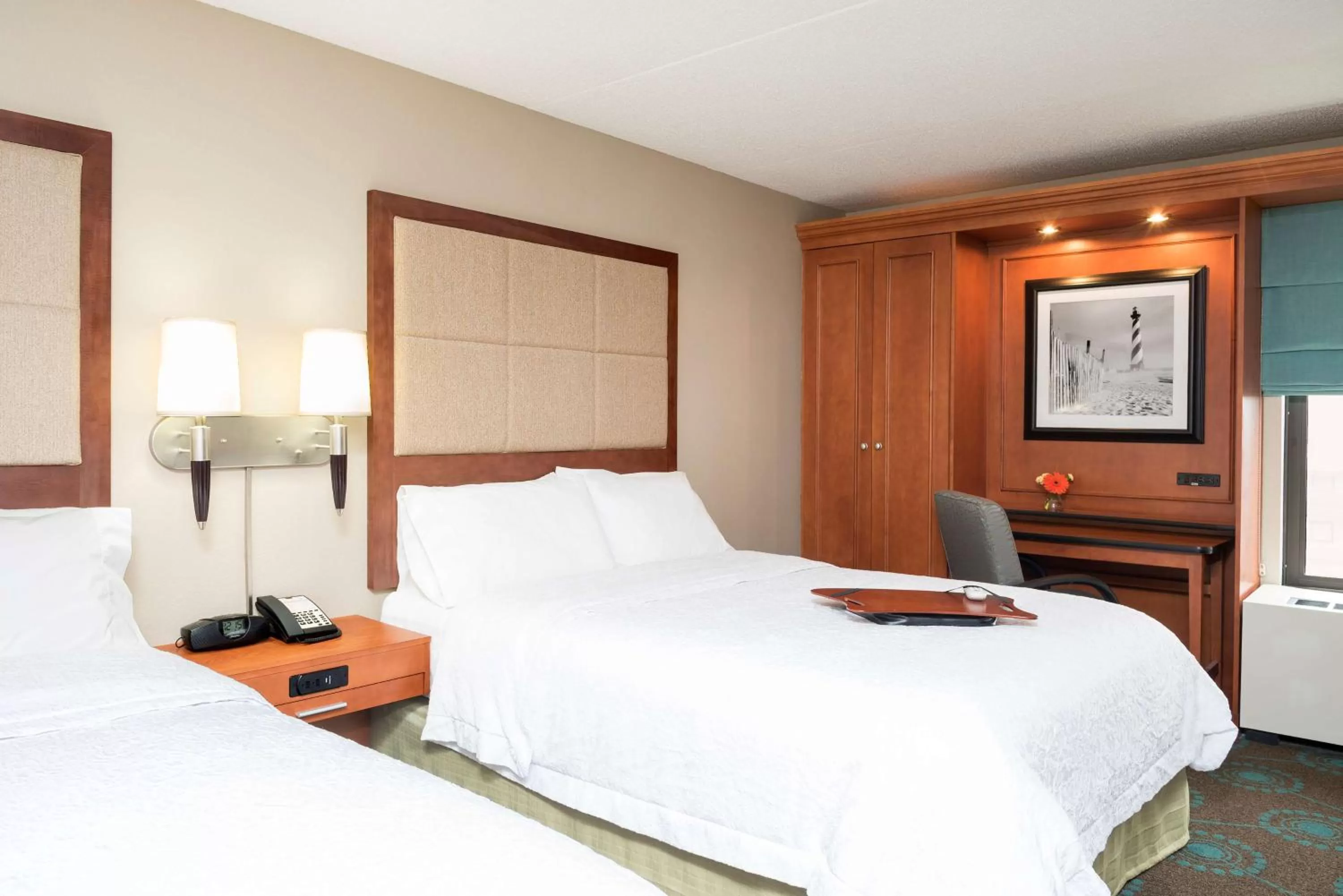 Bed in Hampton Inn Ann Arbor - North