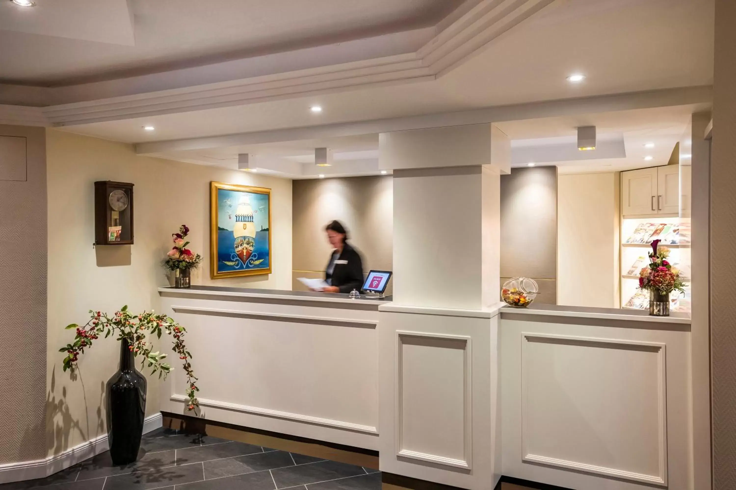 Lobby or reception, Lobby/Reception in Hotel Birke, Ringhotel Kiel