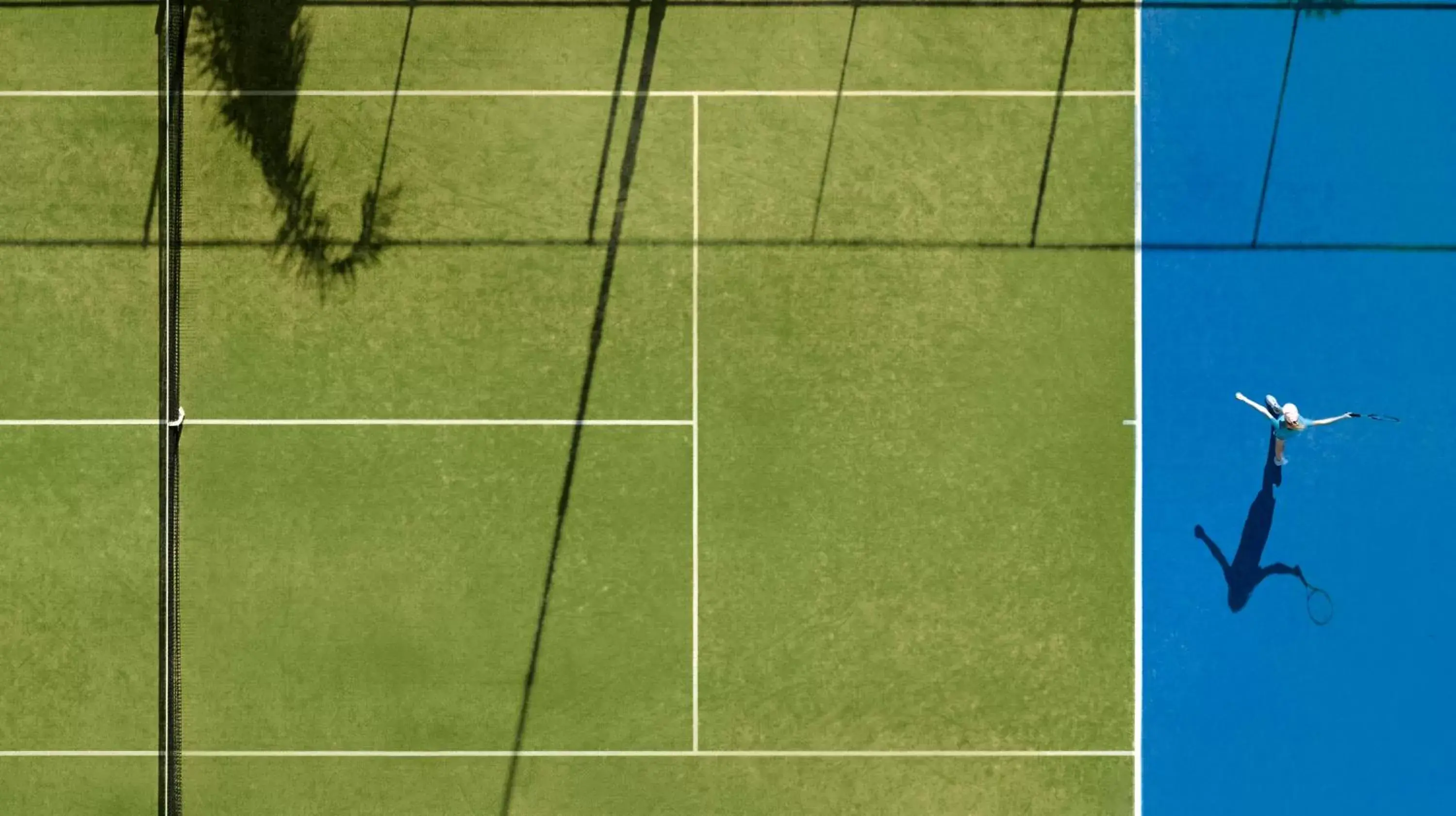 Tennis court, Bathroom in Mediterranean Beach Hotel