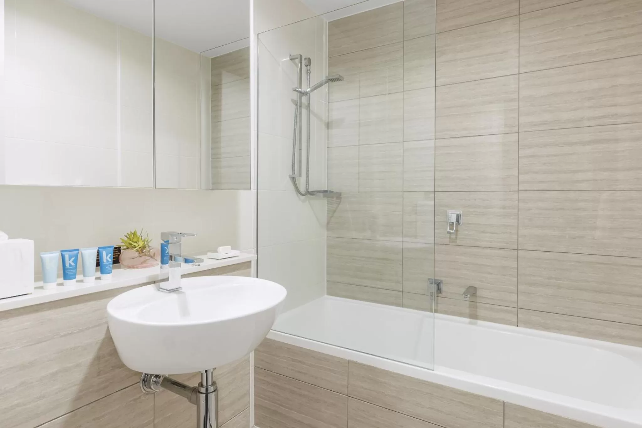 Shower in Meriton Suites Herschel Street, Brisbane