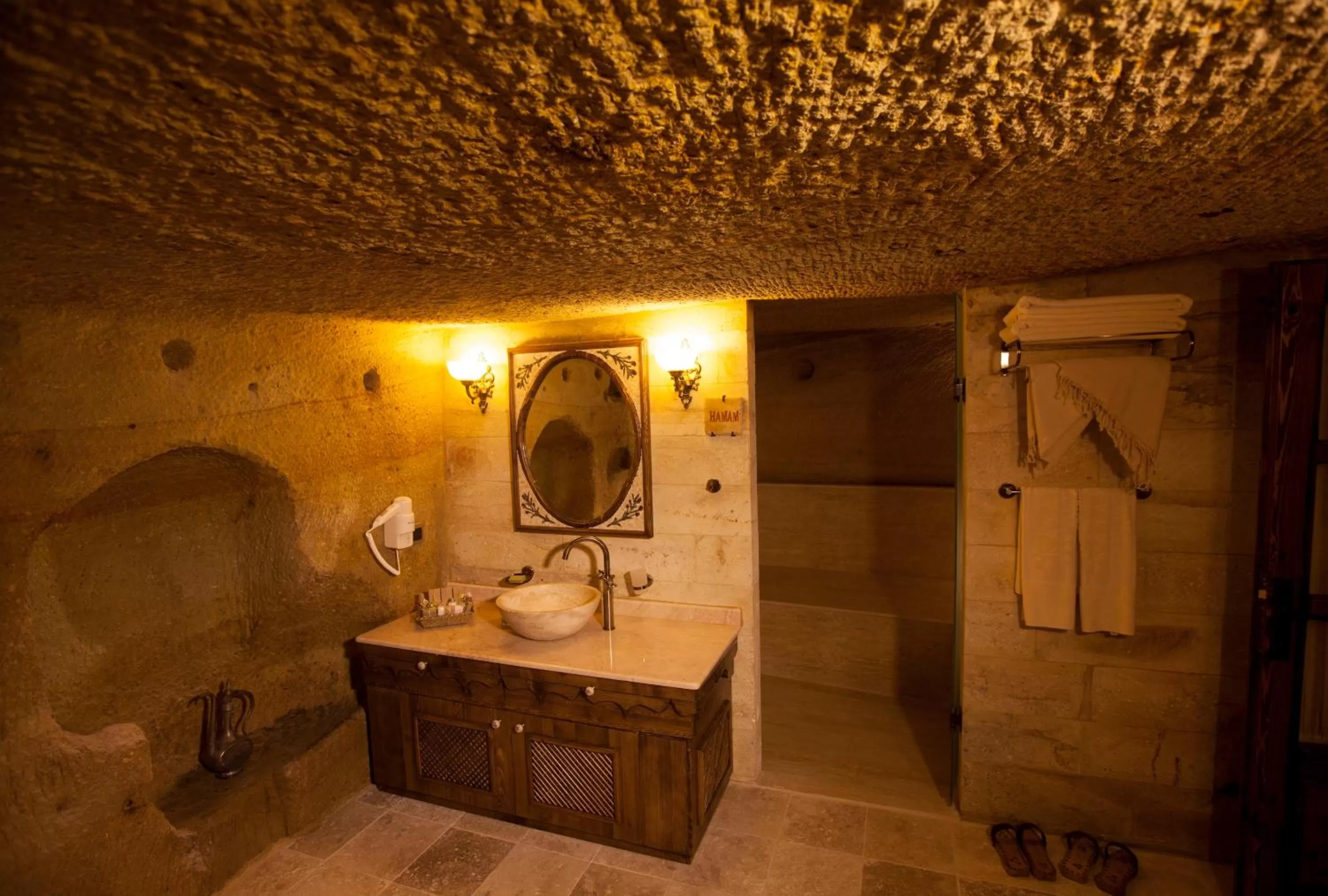 Toilet in Kayakapi Premium Caves Cappadocia