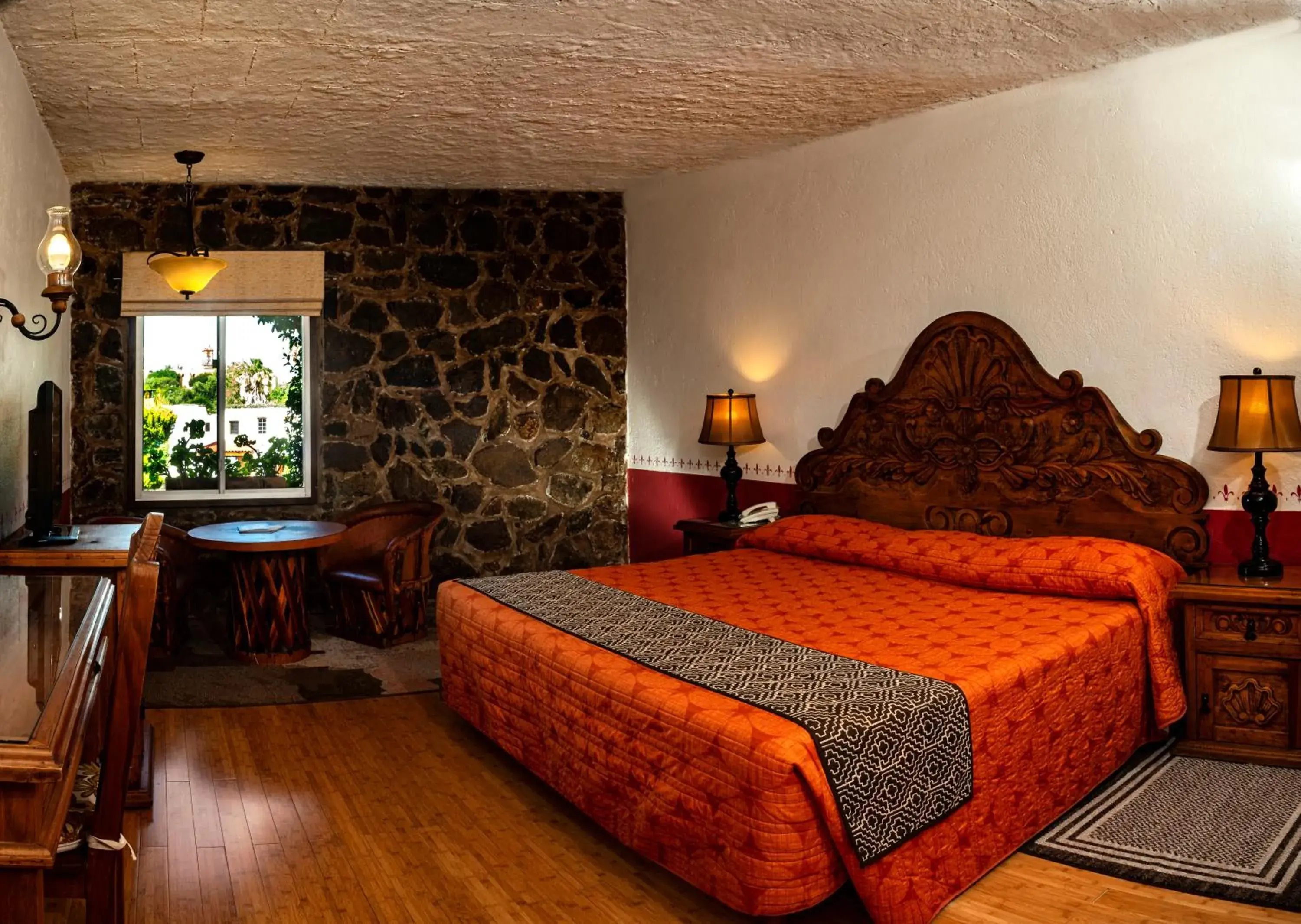 Bed in Posada de la Aldea