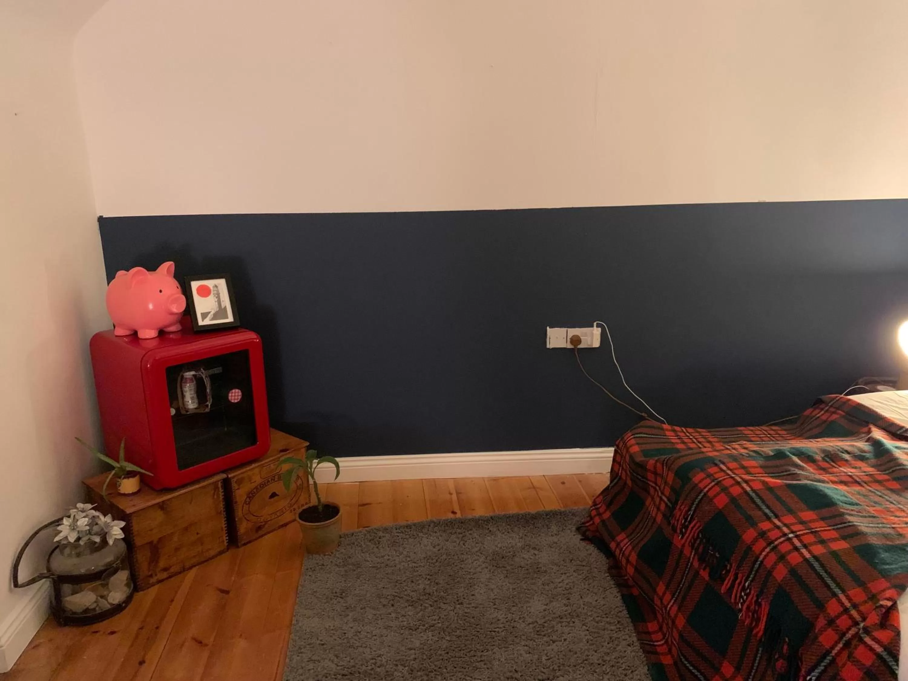 Bed in Heir Island House