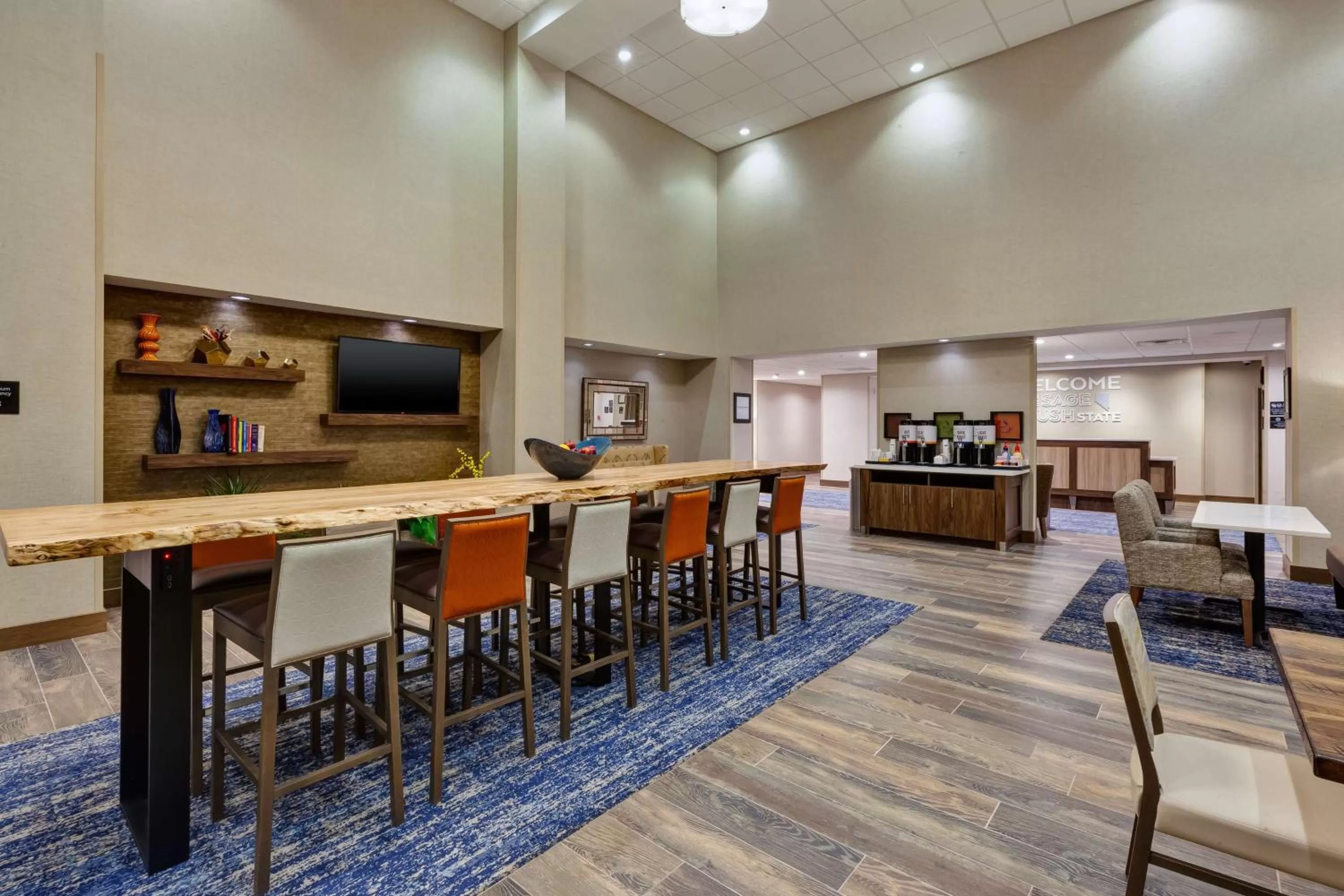 Lobby or reception in Hampton Inn & Suites Wells, Nv