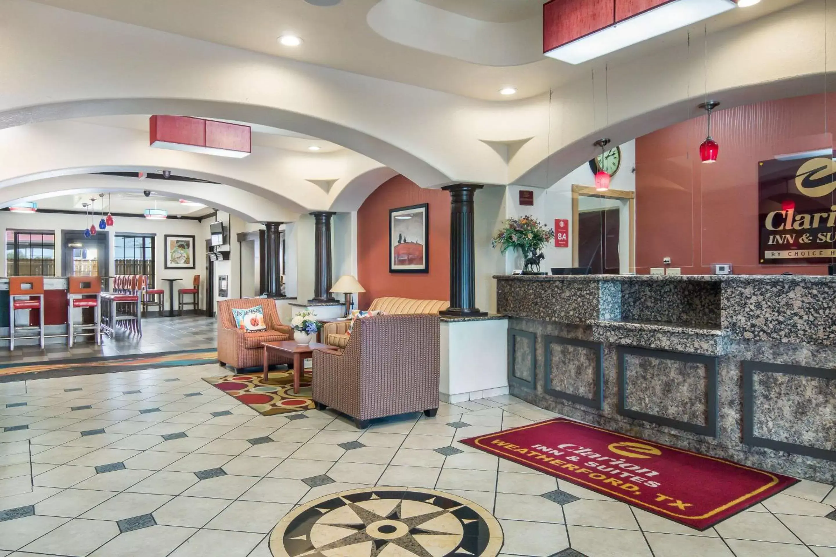 Lobby or reception, Lobby/Reception in Clarion Inn and Suites Weatherford
