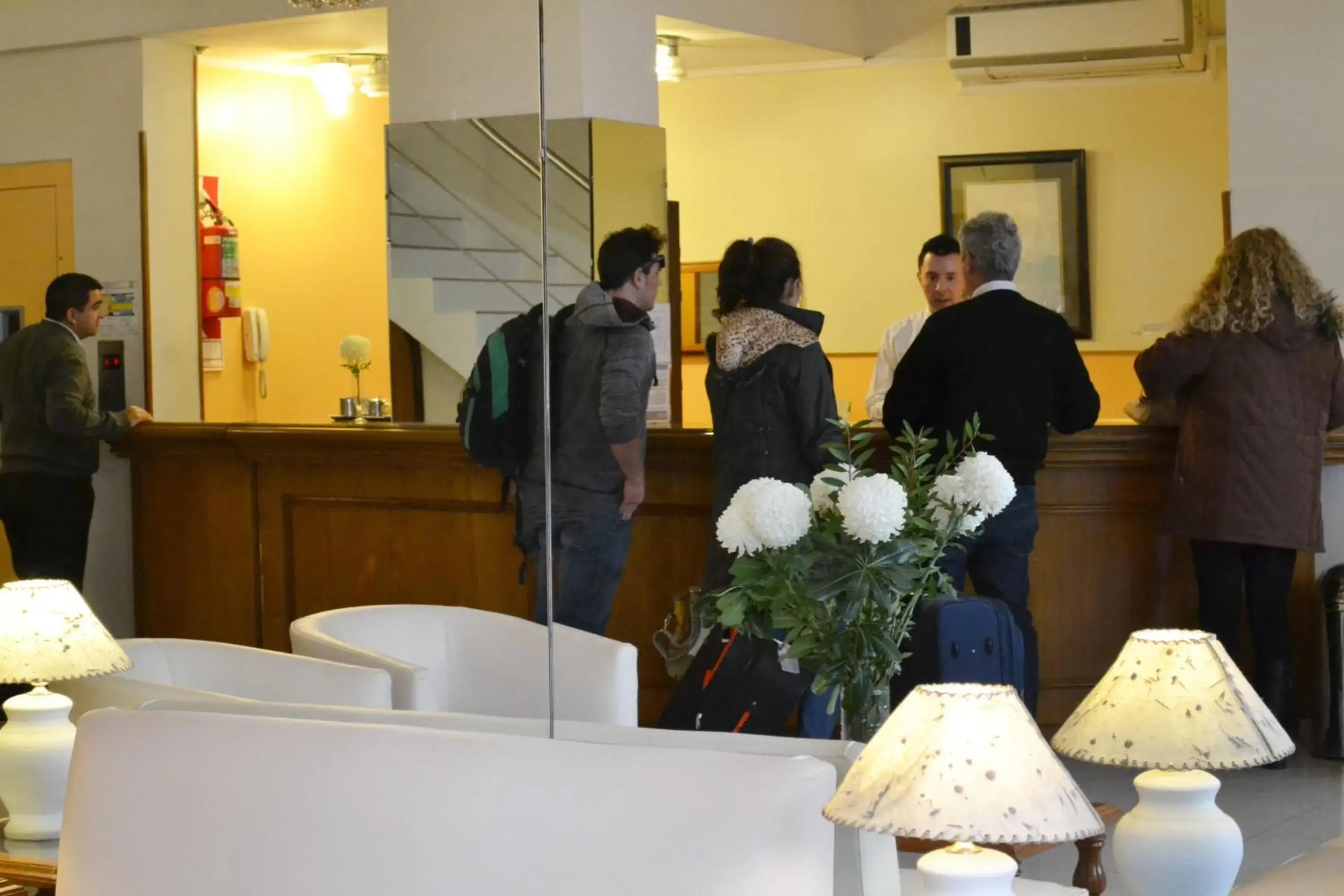 Lobby or reception in Alpino Hotel