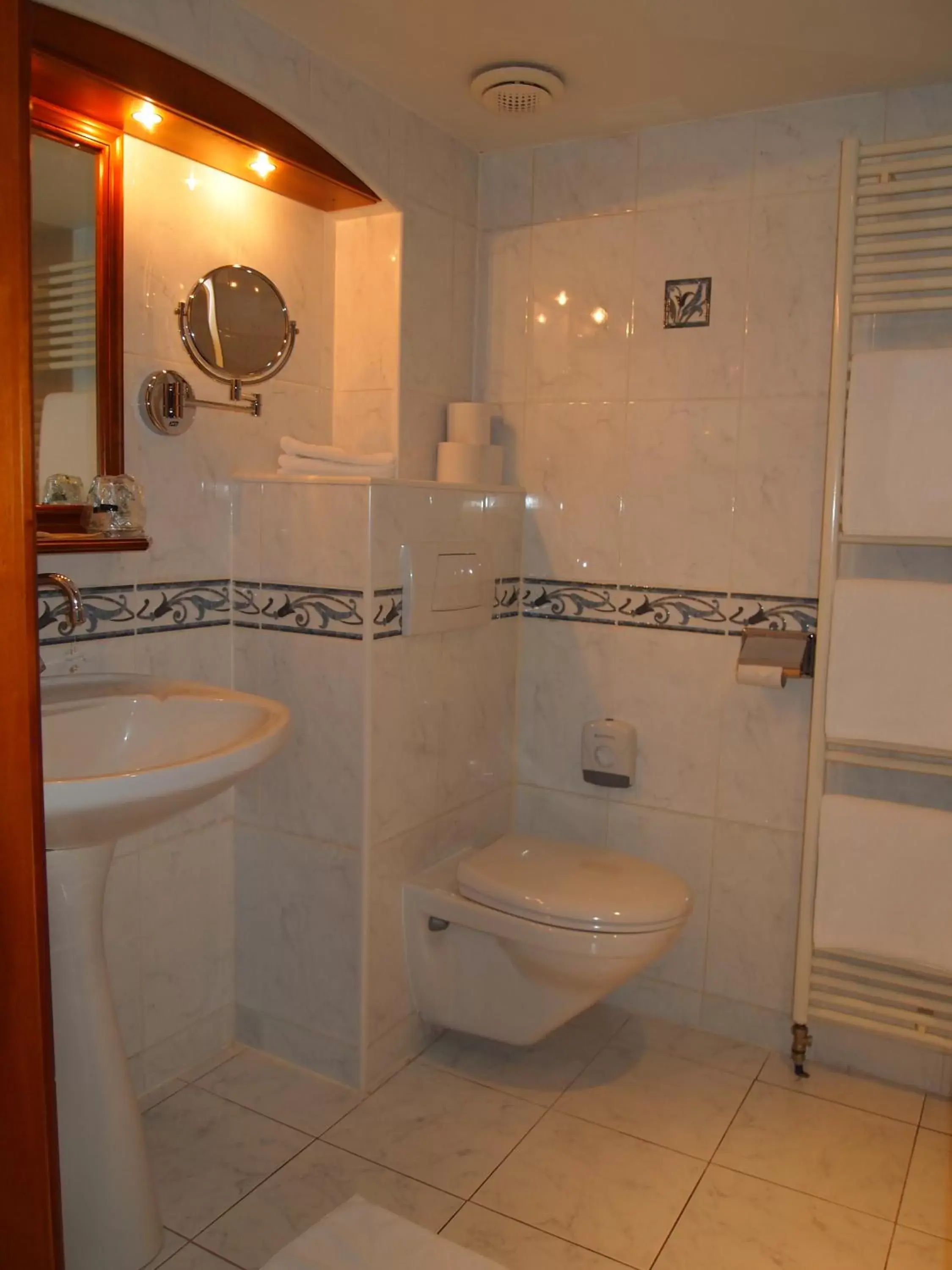 Toilet, Bathroom in Hotel Restaurant Au Cerf d'Or