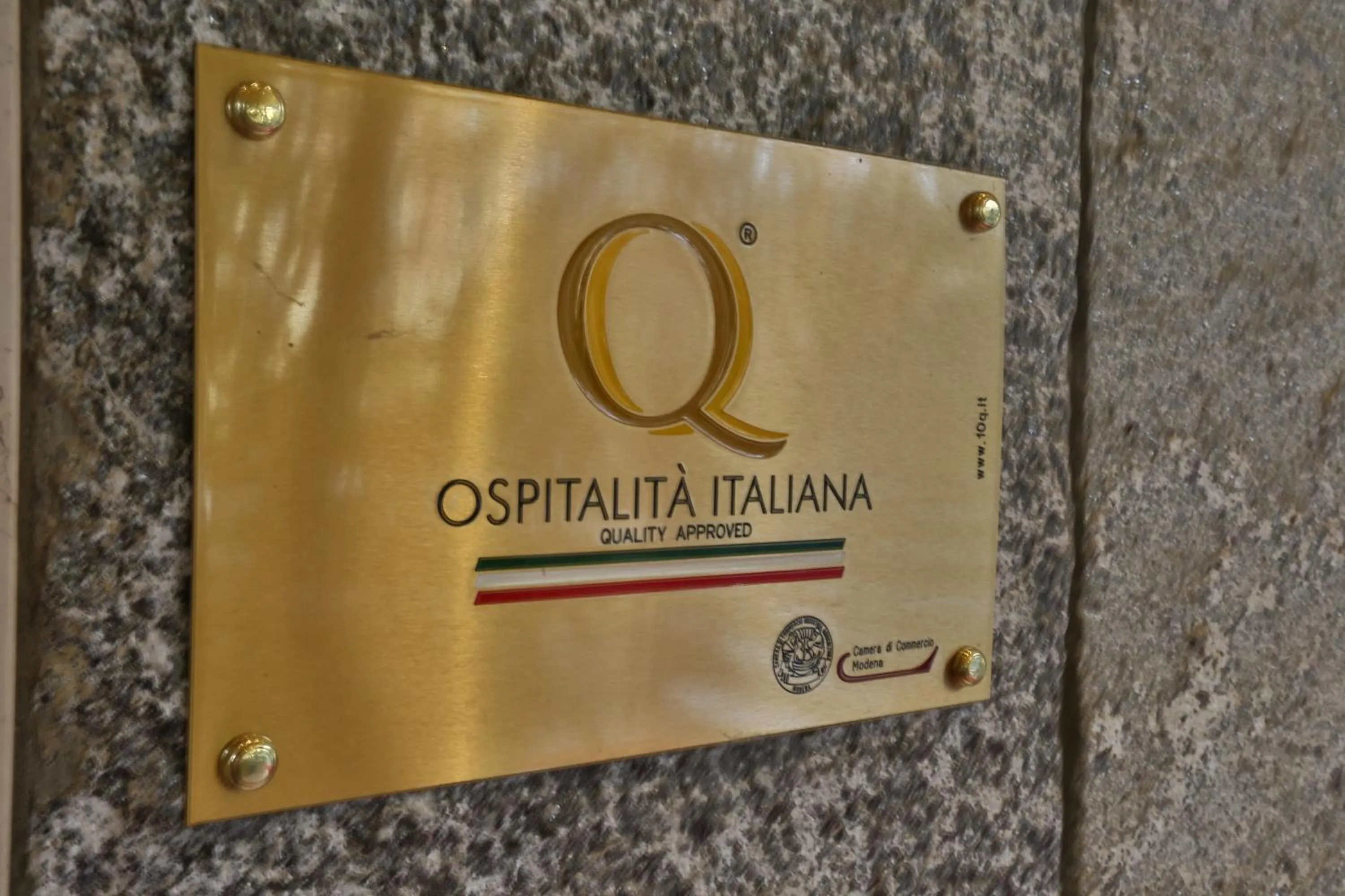 Logo/Certificate/Sign in Central Park Hotel Modena