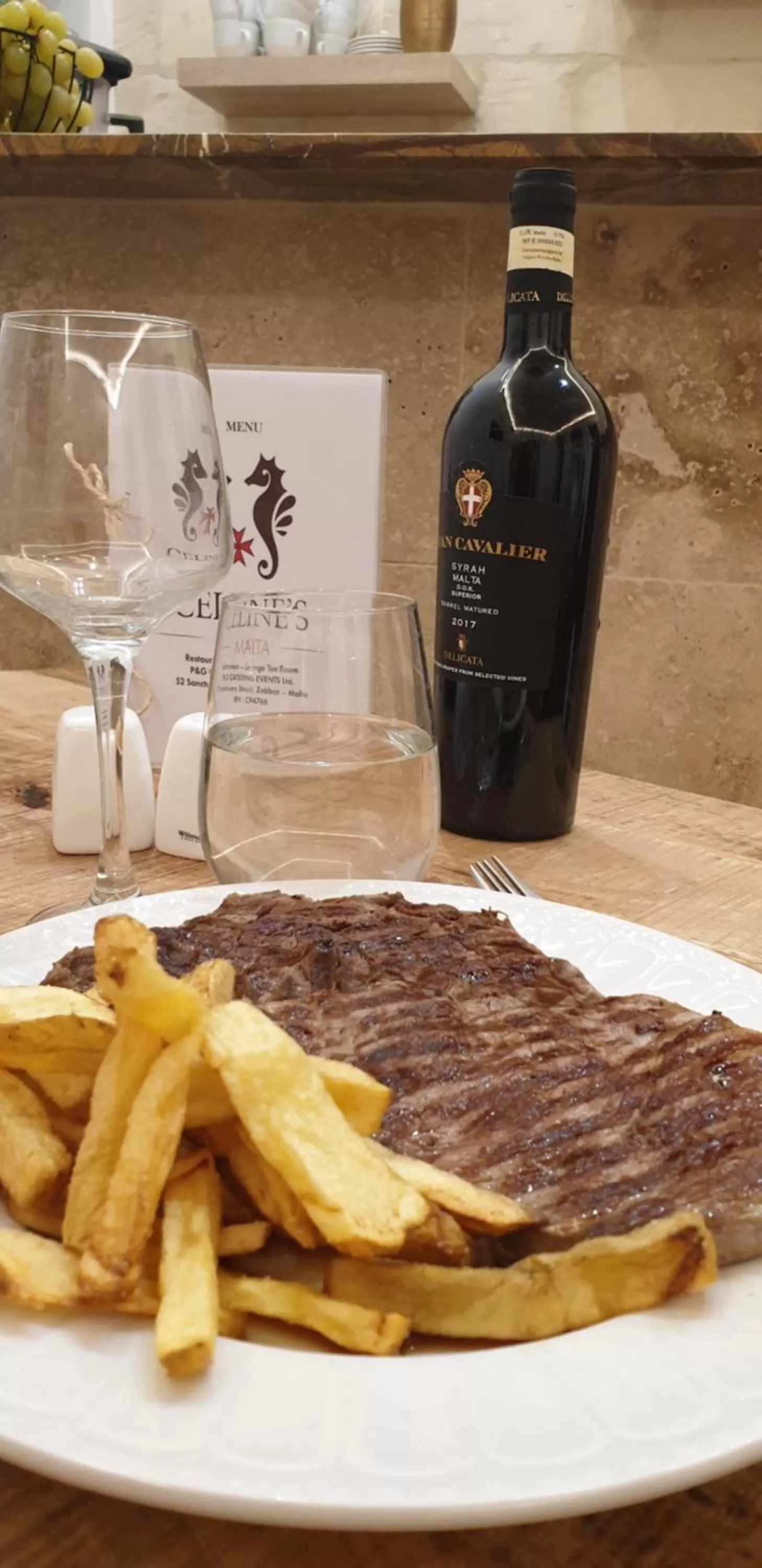 Restaurant/places to eat in Palazzo Pisani Malta Boutique and SPA