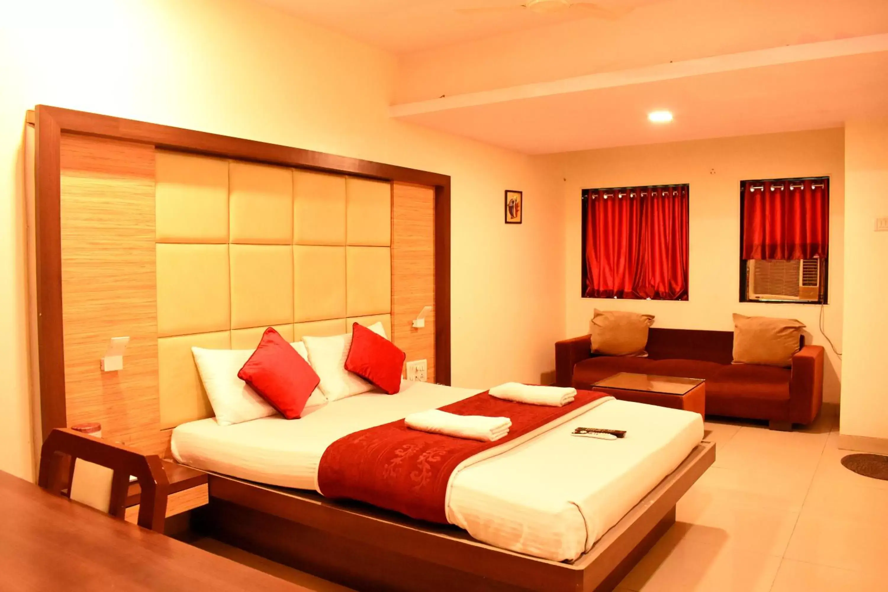 Photo of the whole room, Bed in Sai Sharan Stay Inn- Near MIDC Turbhe Navi Mumbai
