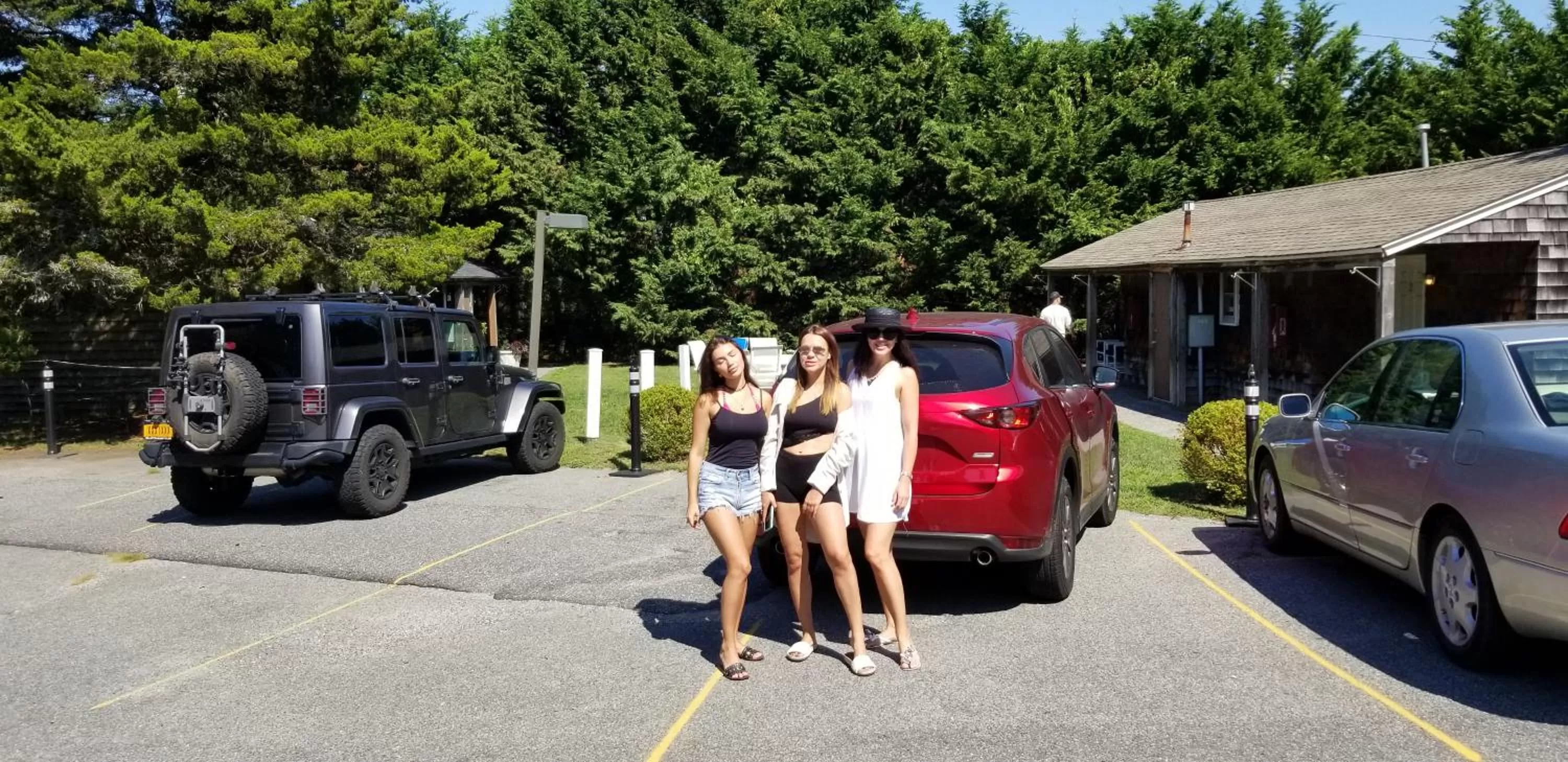 People in Sea Haven Resort Motel