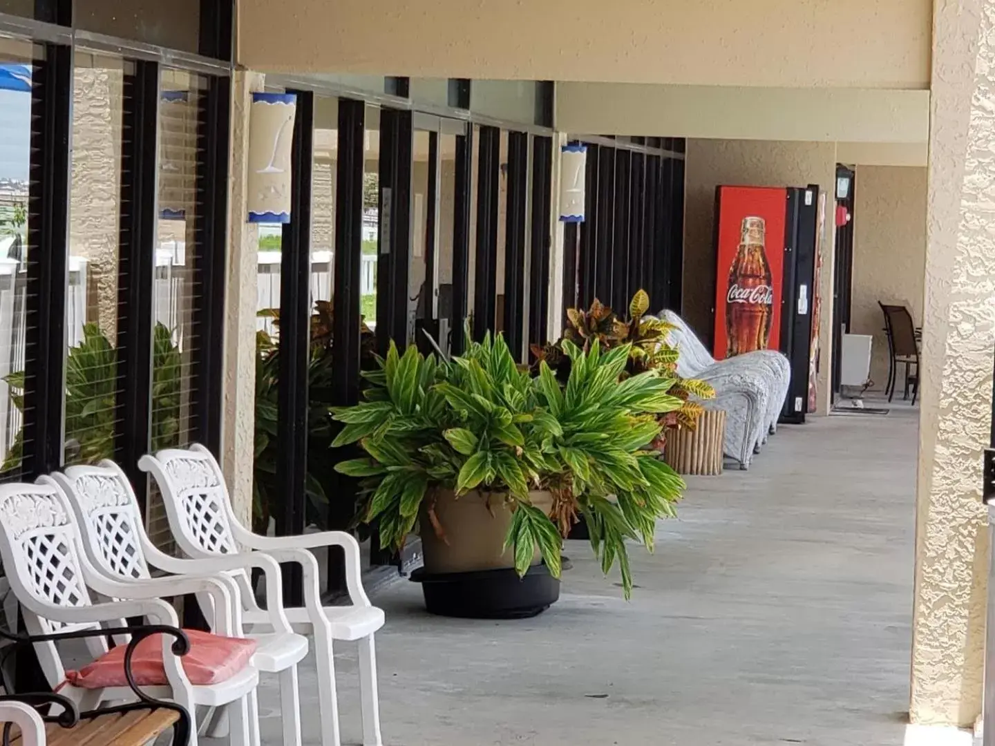 Patio in Benjamin's Pier at Laguna Reef Resort