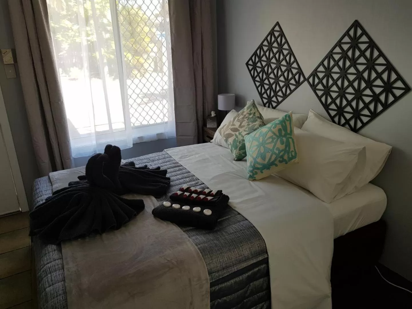 Bed in Limassol Motel