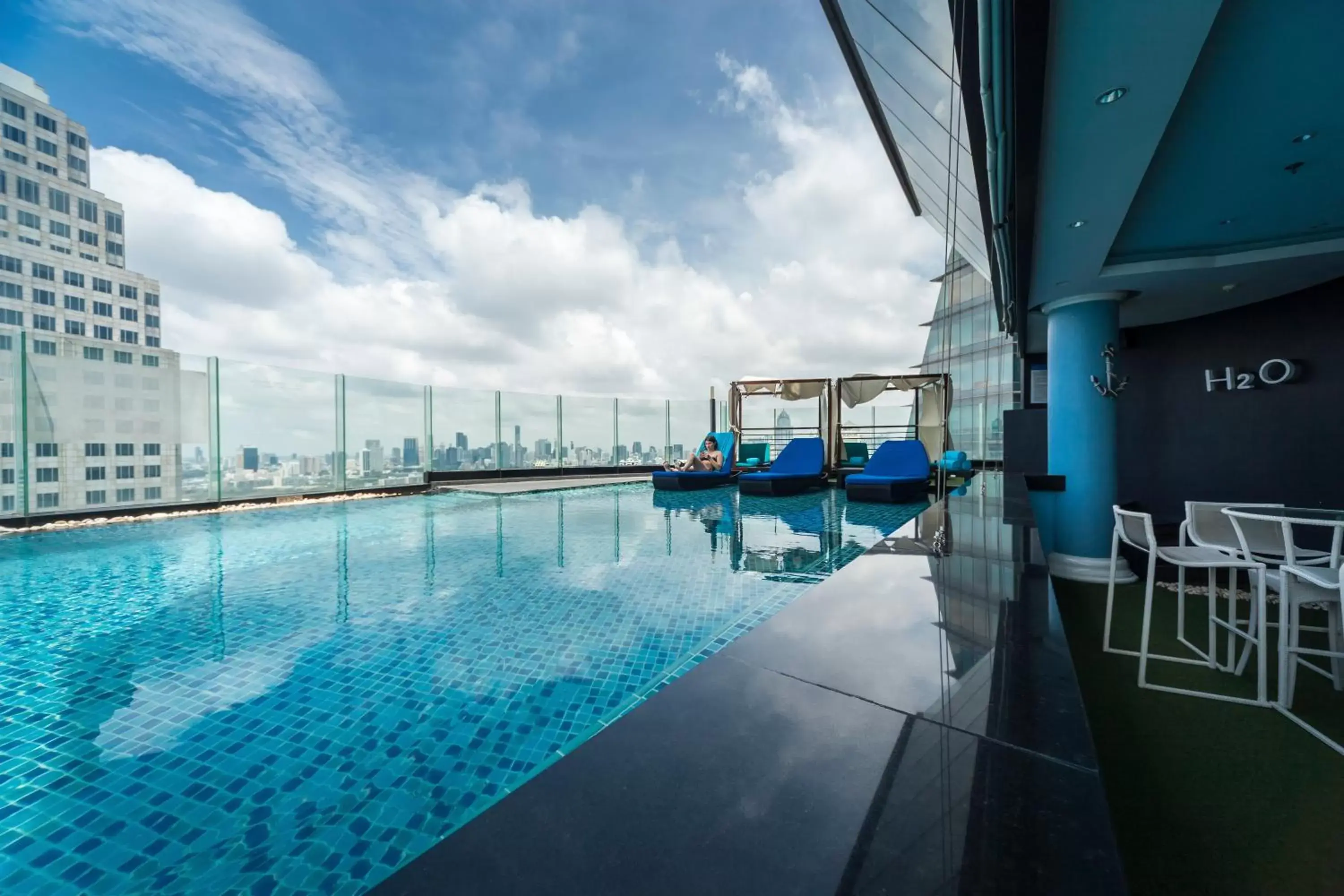 Lounge or bar, Swimming Pool in The Continent Boutique Hotel Bangkok Sukhumvit by Compass Hospitality