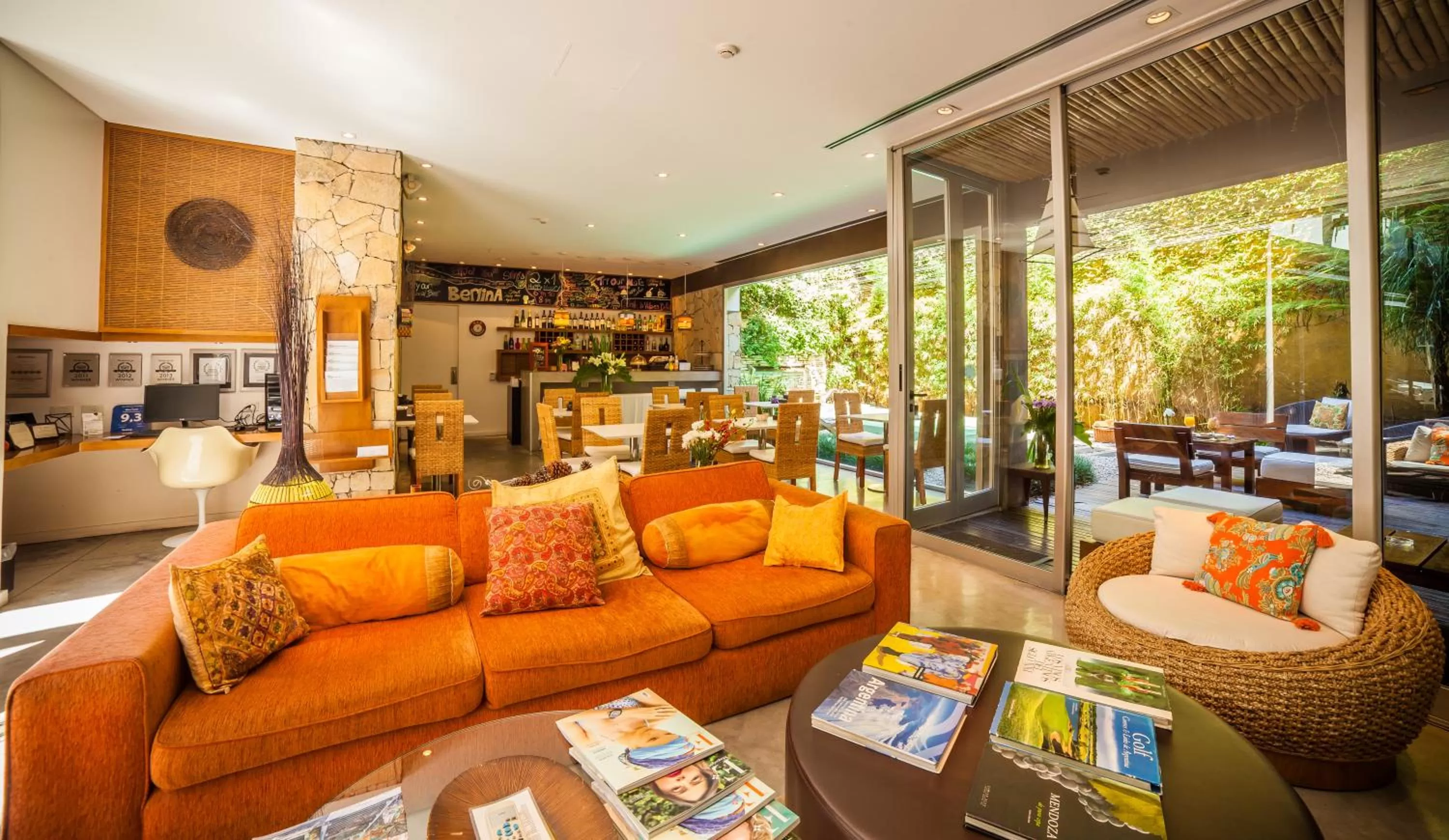 Communal lounge/ TV room in Mine Hotel