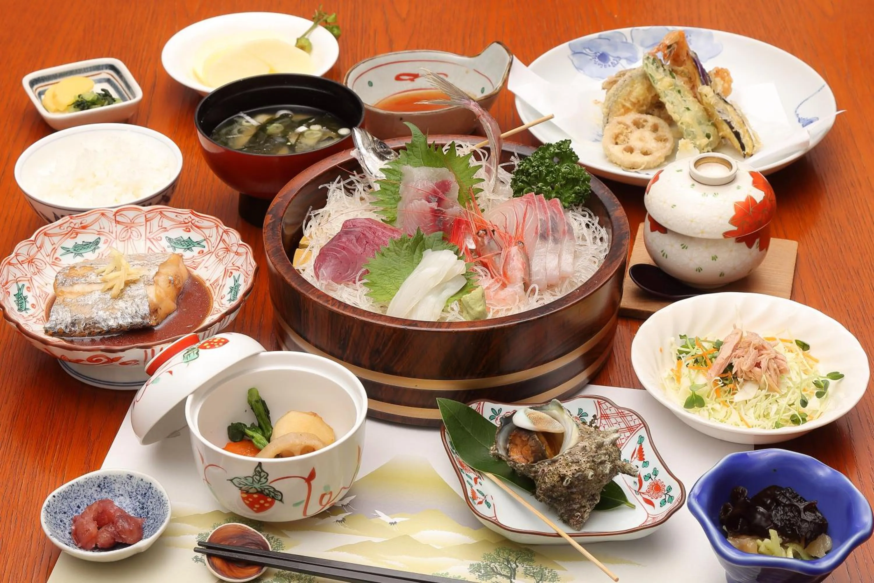 Food in Manazuru Marin Hotel