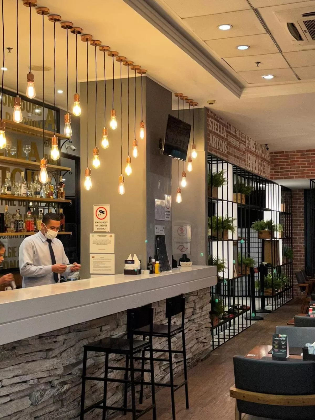 Restaurant/places to eat, Lounge/Bar in Lindo Flat ao Lado do Aeroporto de Congonhas