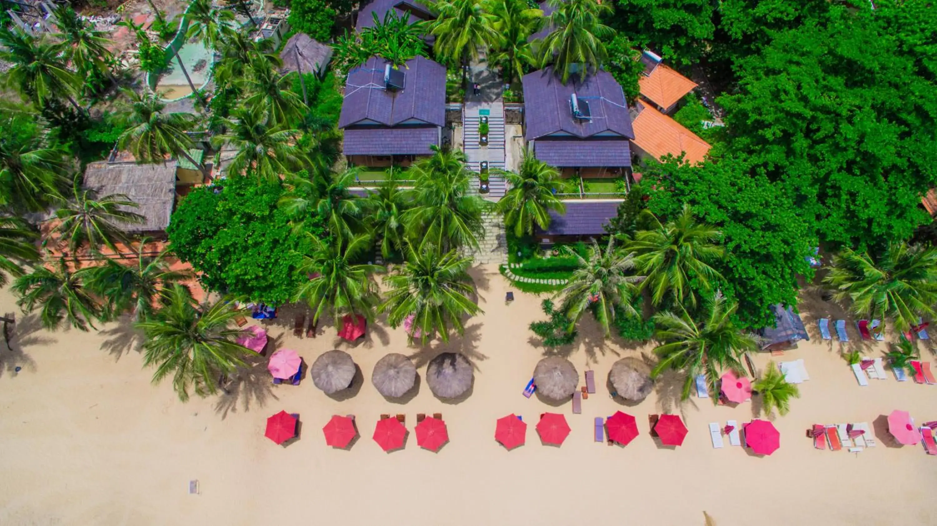 Bird's eye view, Bird's-eye View in Tropicana Resort Phu Quoc