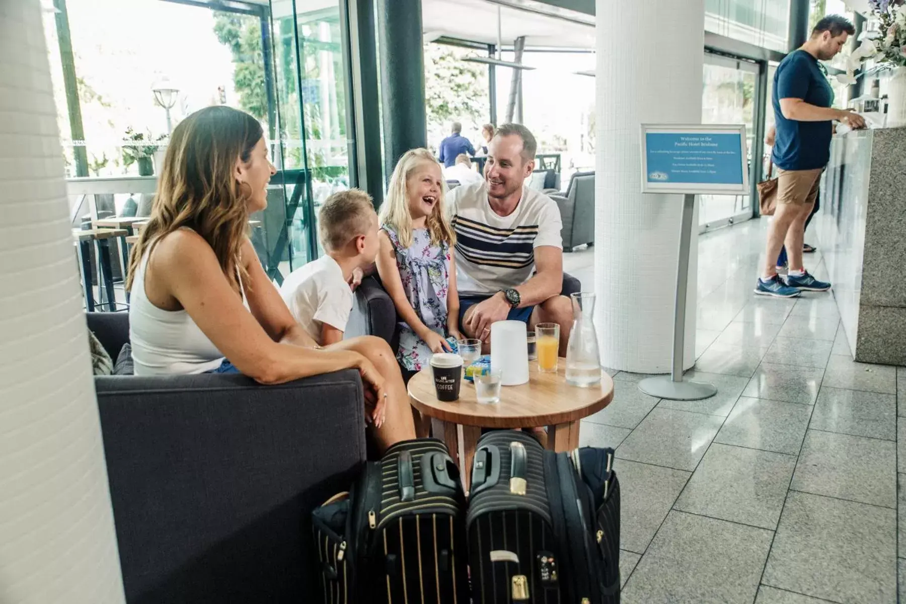 Lobby or reception in Pacific Hotel Brisbane